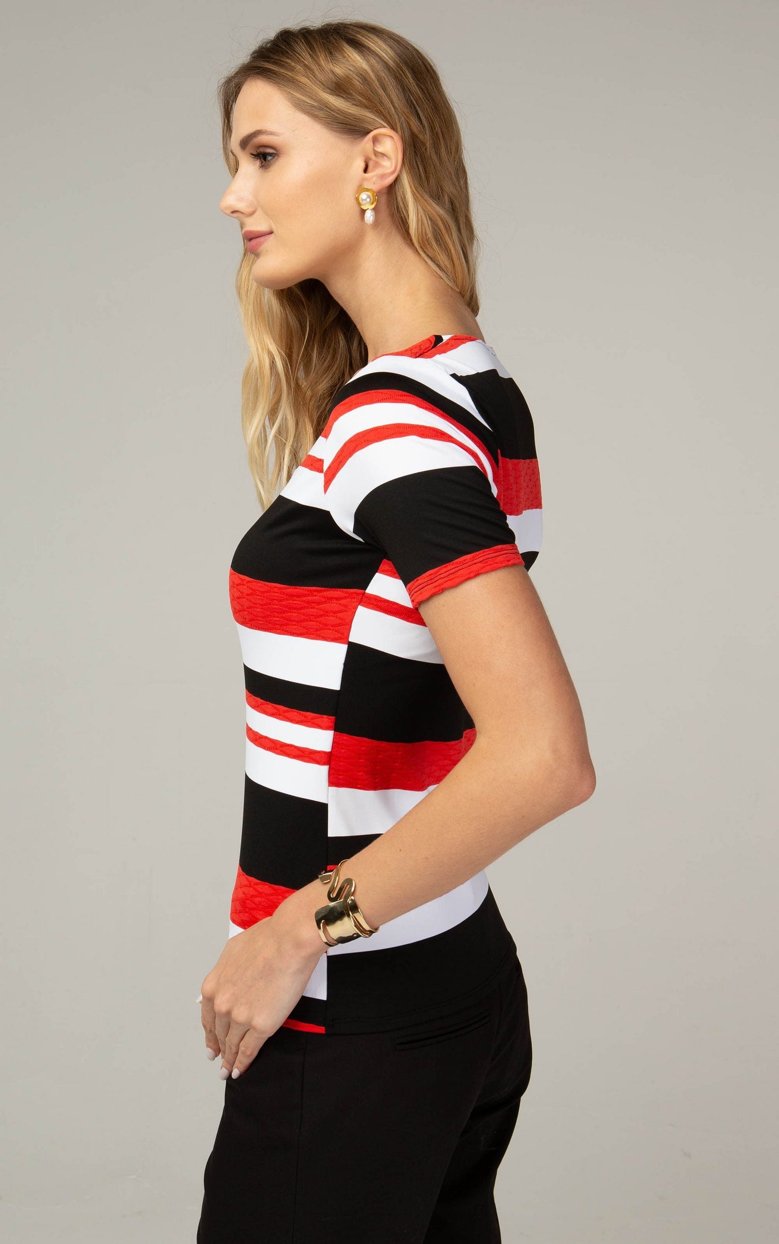 T-Shirt mit Streifenmuster