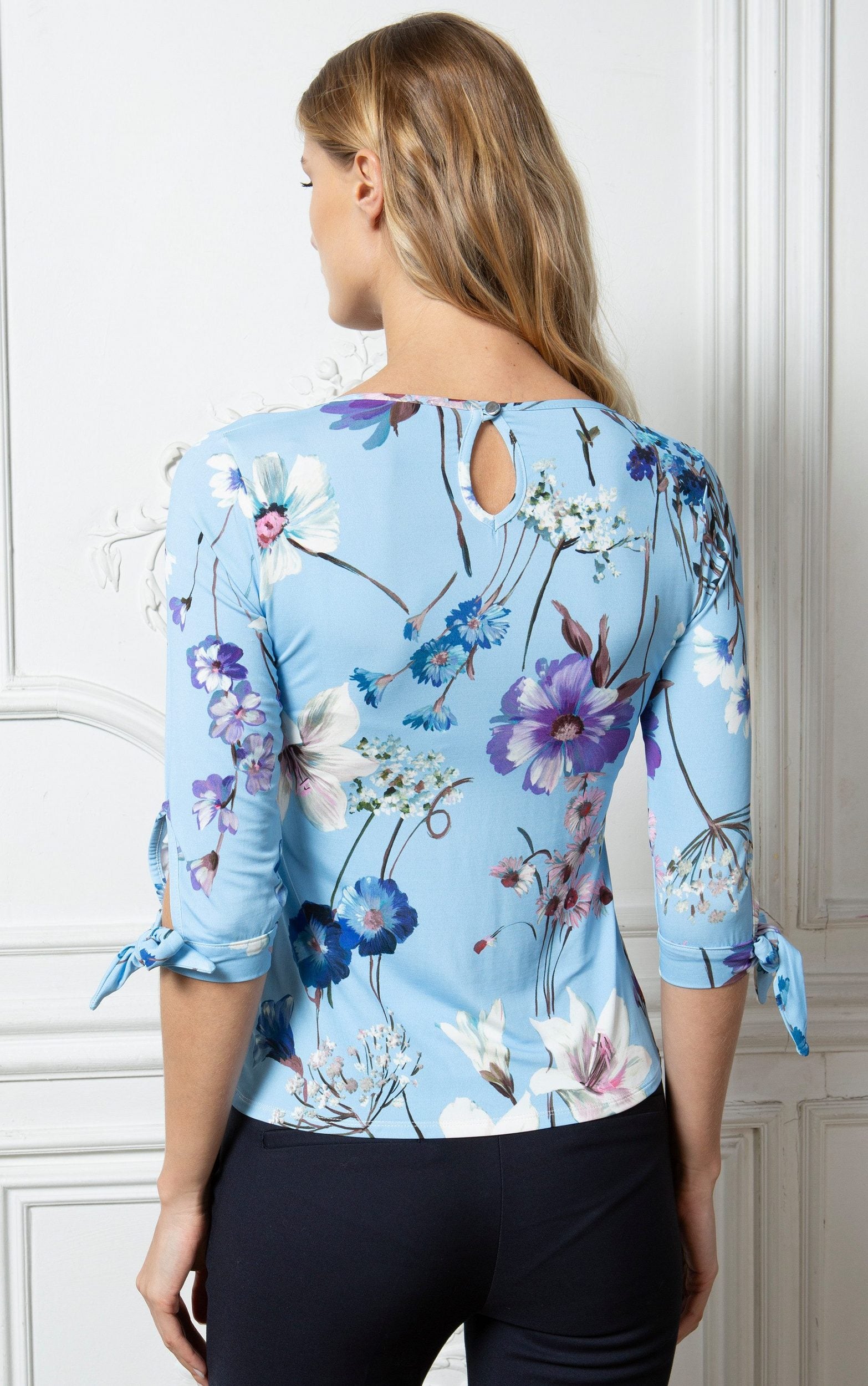 Bluse mit 3/4-Ärmeln
