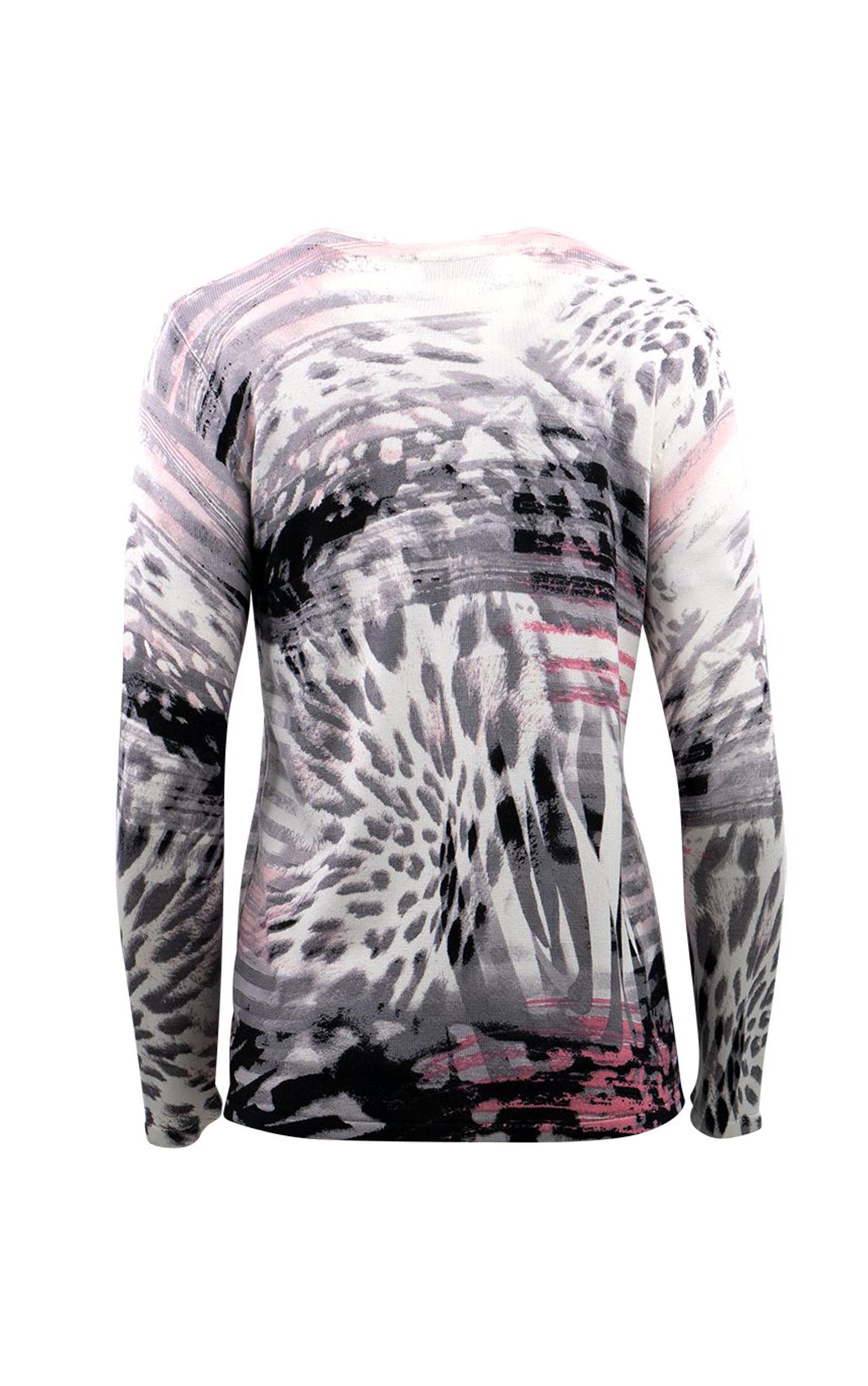 Twinset mit abstraktem Allover-Animal-Print