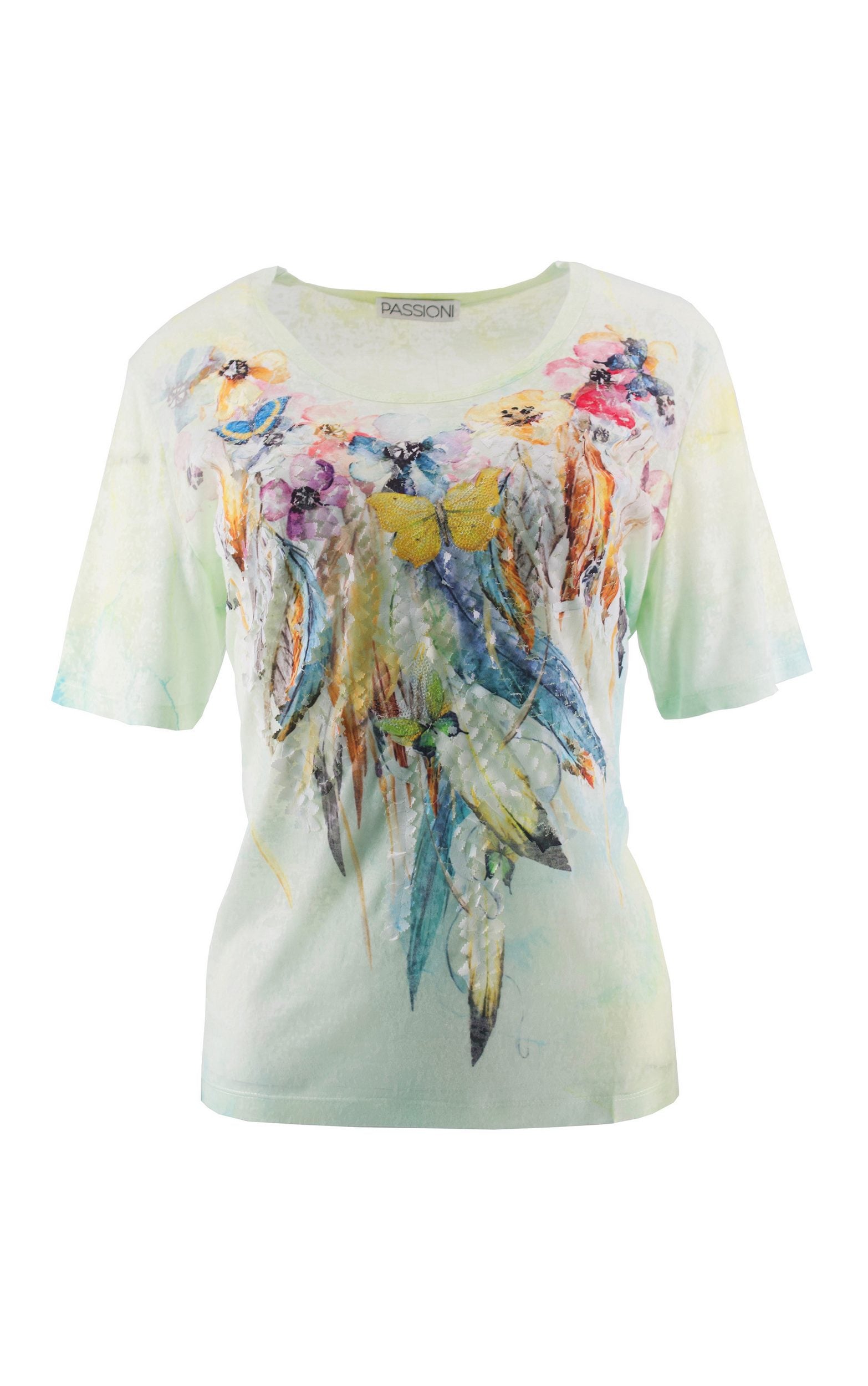 T-Shirt mit Blumenprint