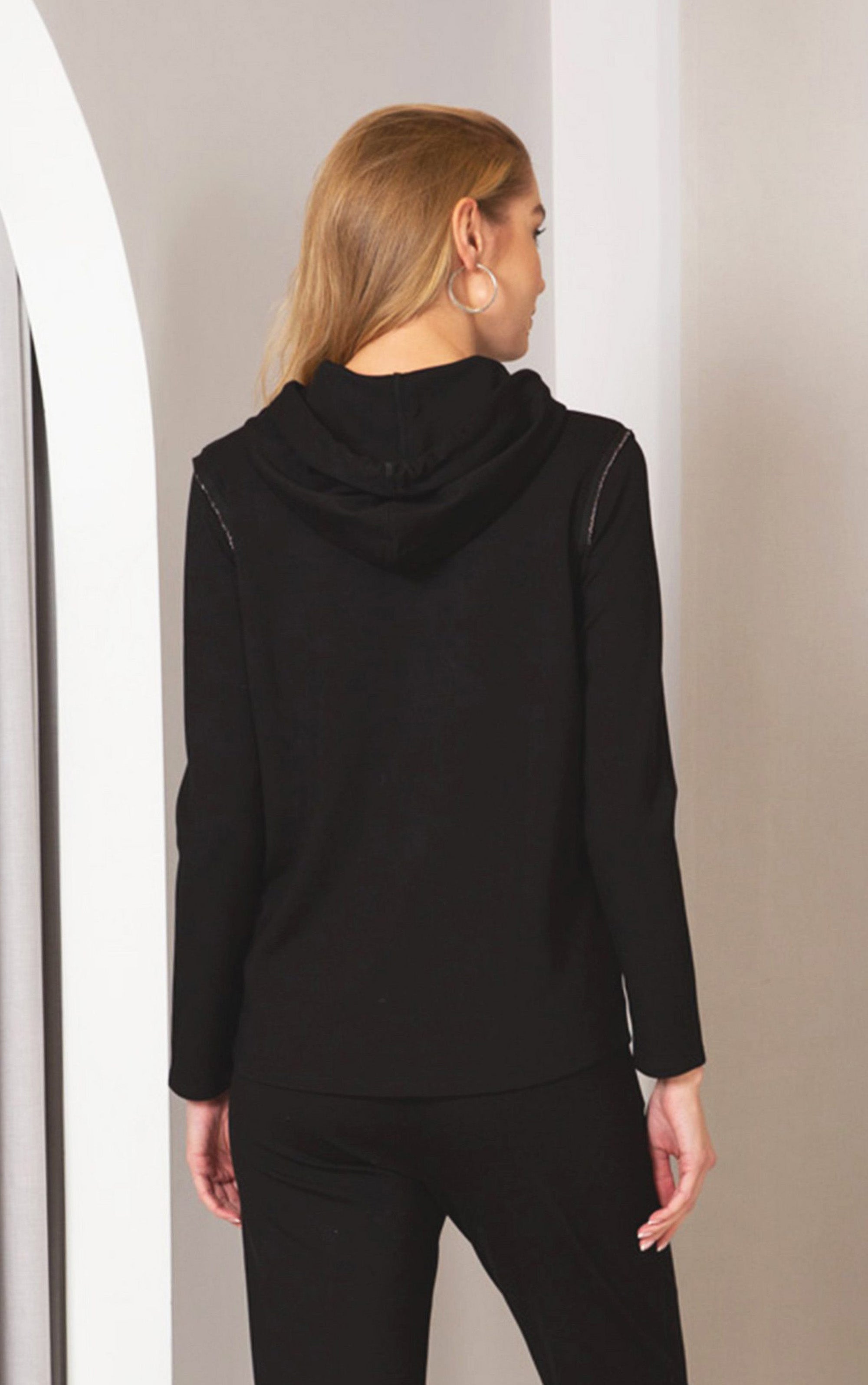 Sweatshirt mit Schulterverzierung