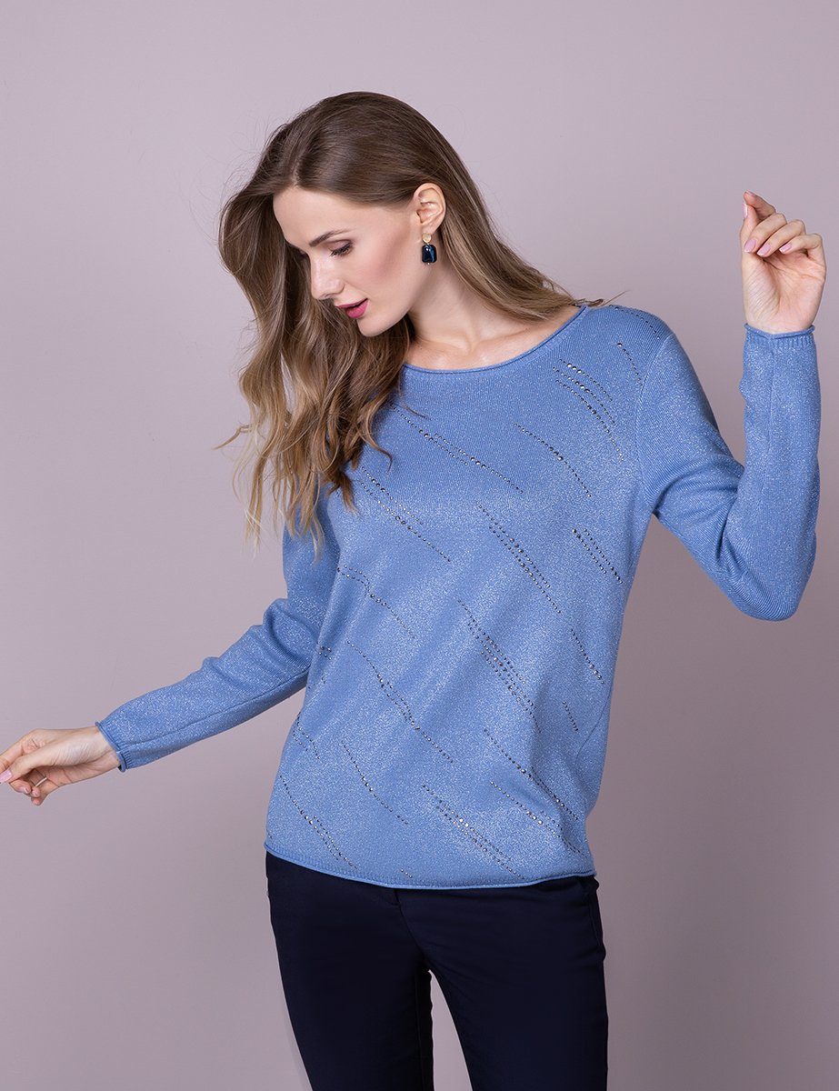 Pullover mit Strassdetails