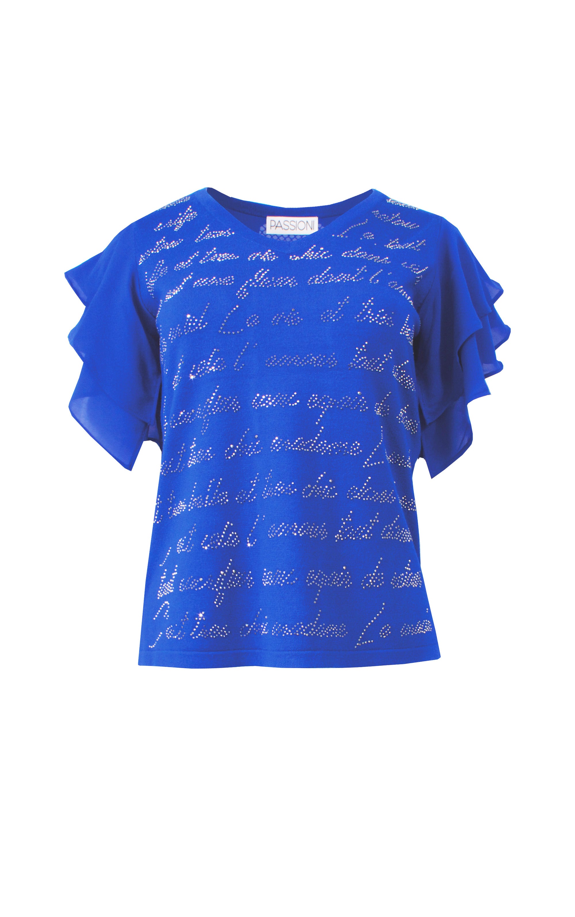T-Shirt mit Flügelärmeln