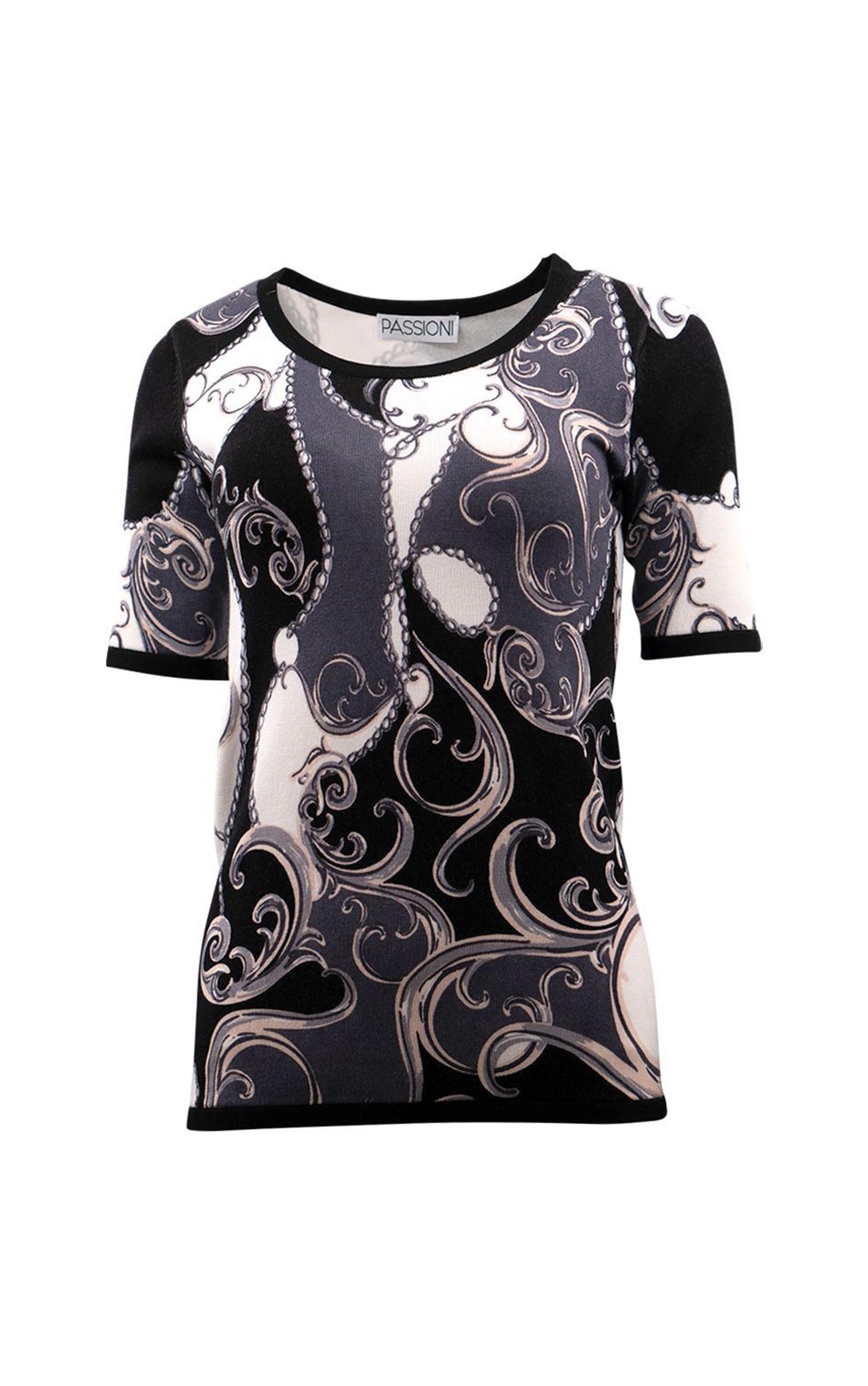 Twinset Cardigan und Top mit Ornamentdruck