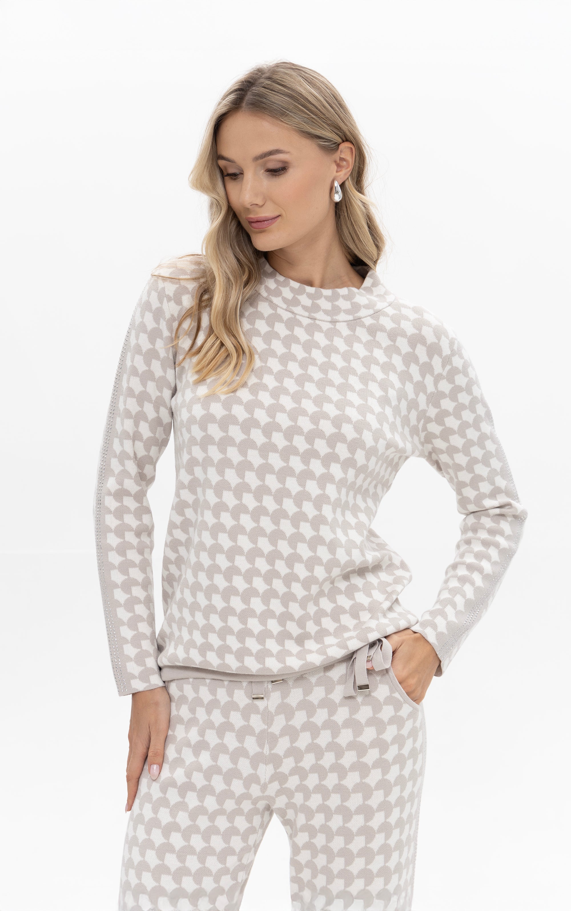 Pullover mit Allover-Muster