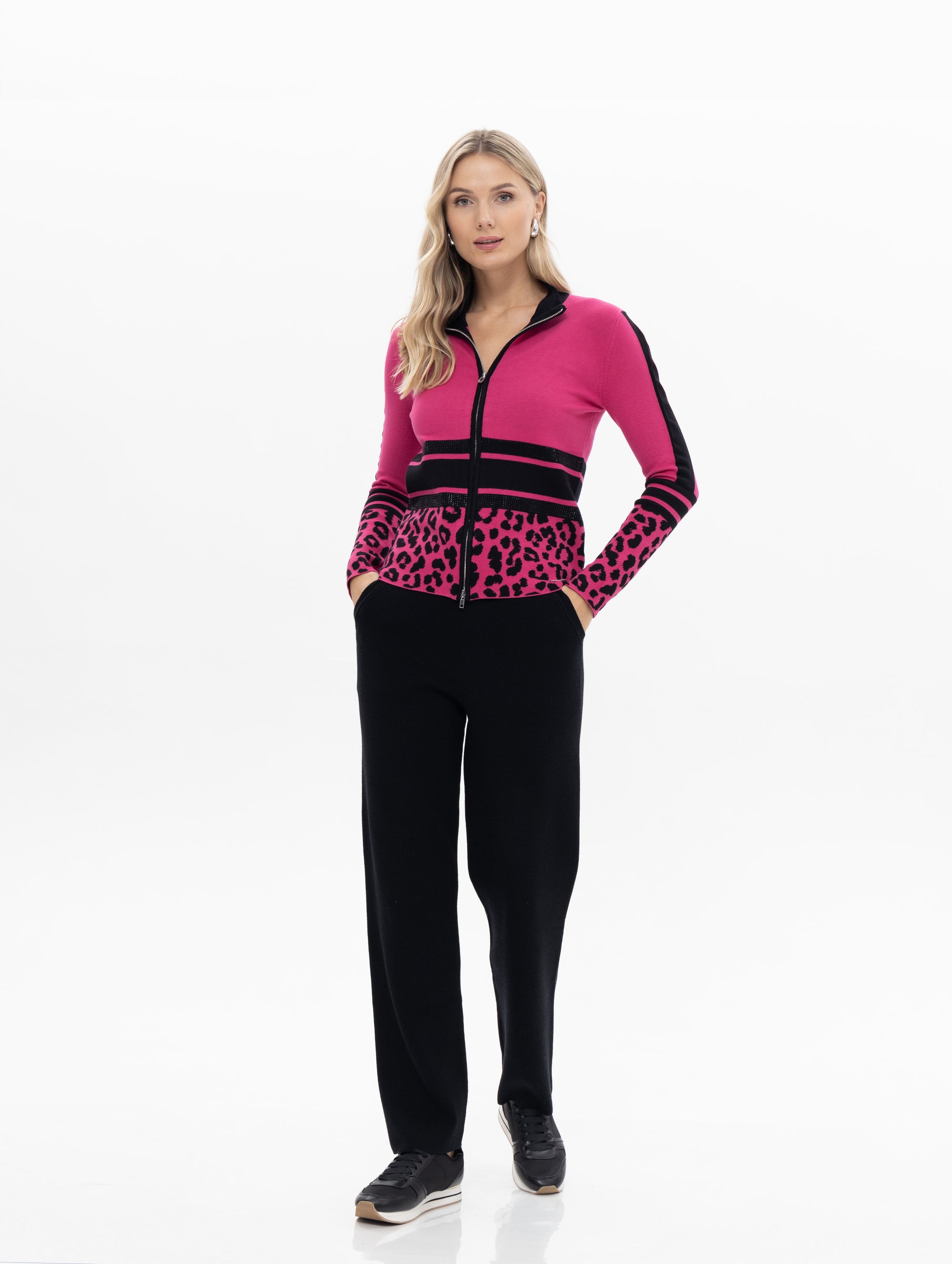 Strickhose mit geradem Schnitt