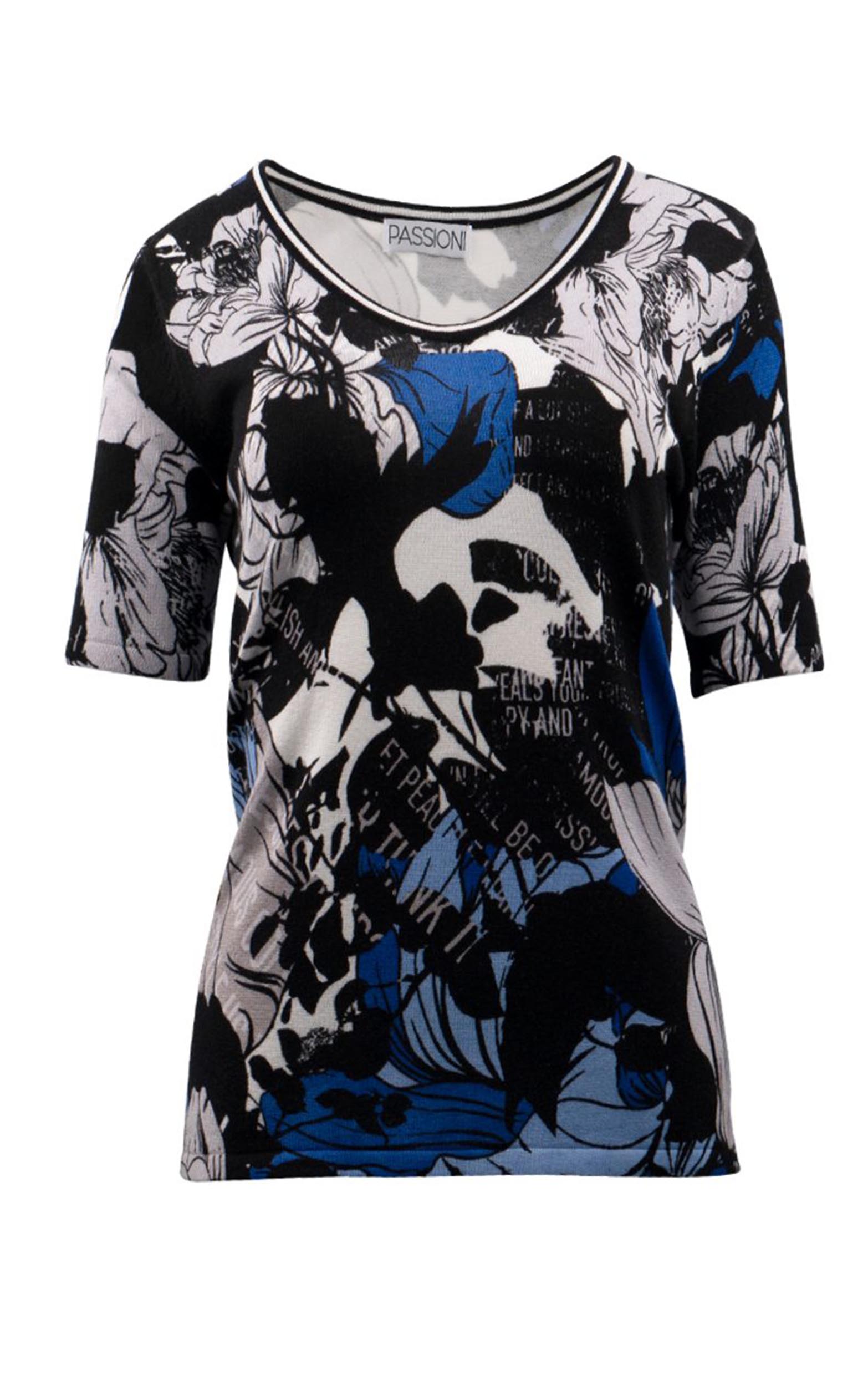 Twinset in Blumenmuster