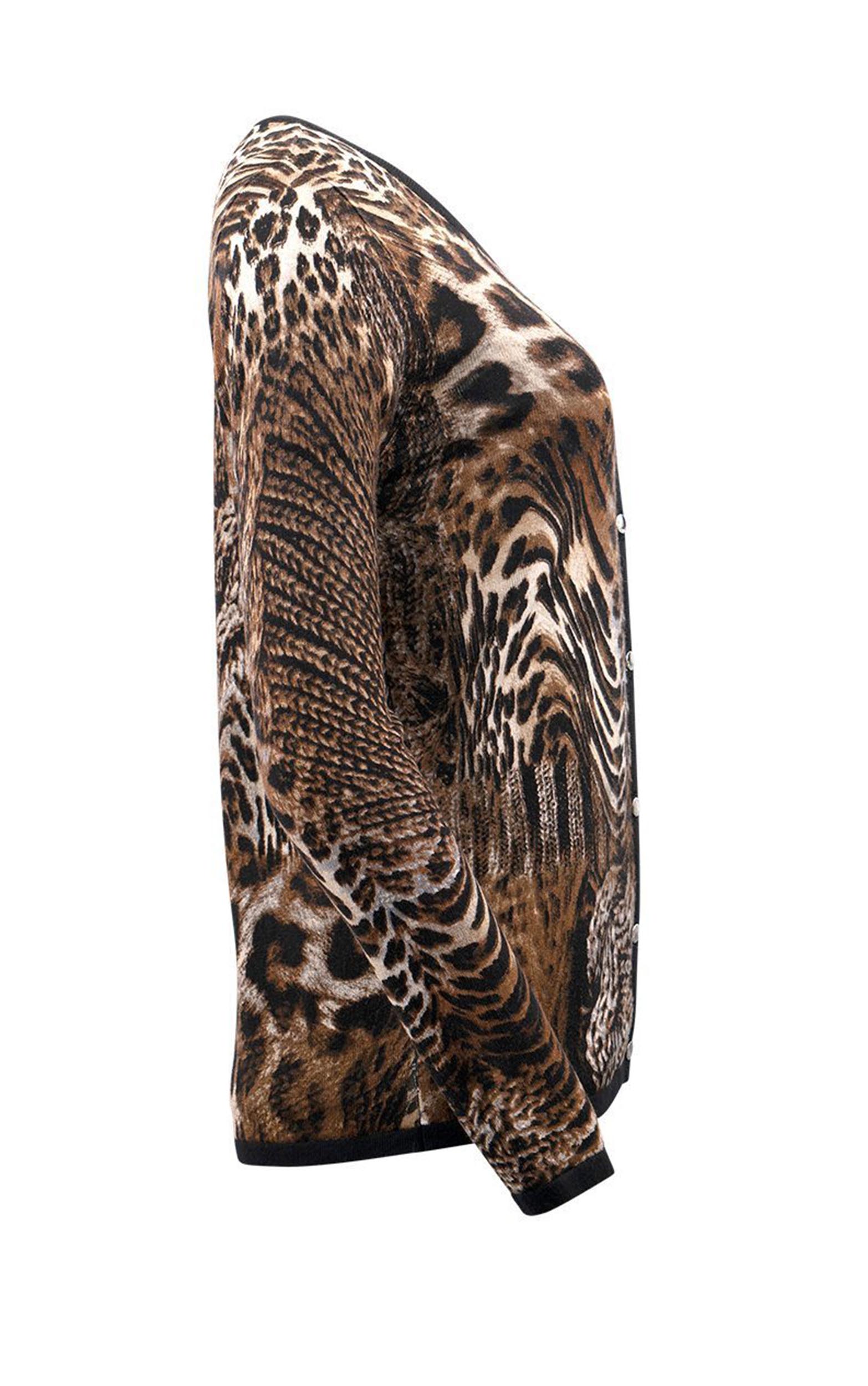 Twinset in Animal-Strick-Optik