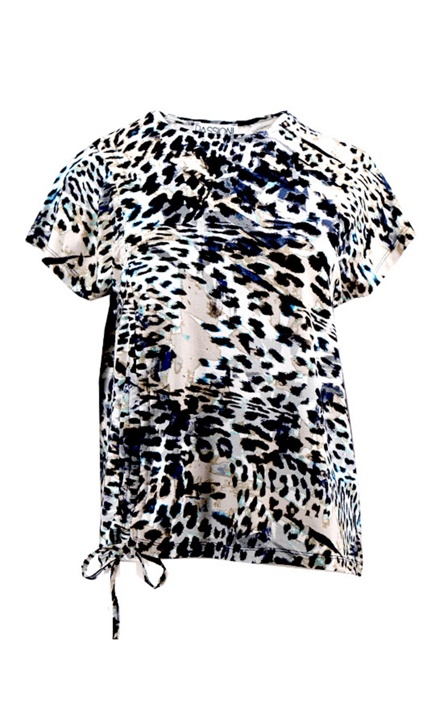 T-Shirt mit Leopardenprint
