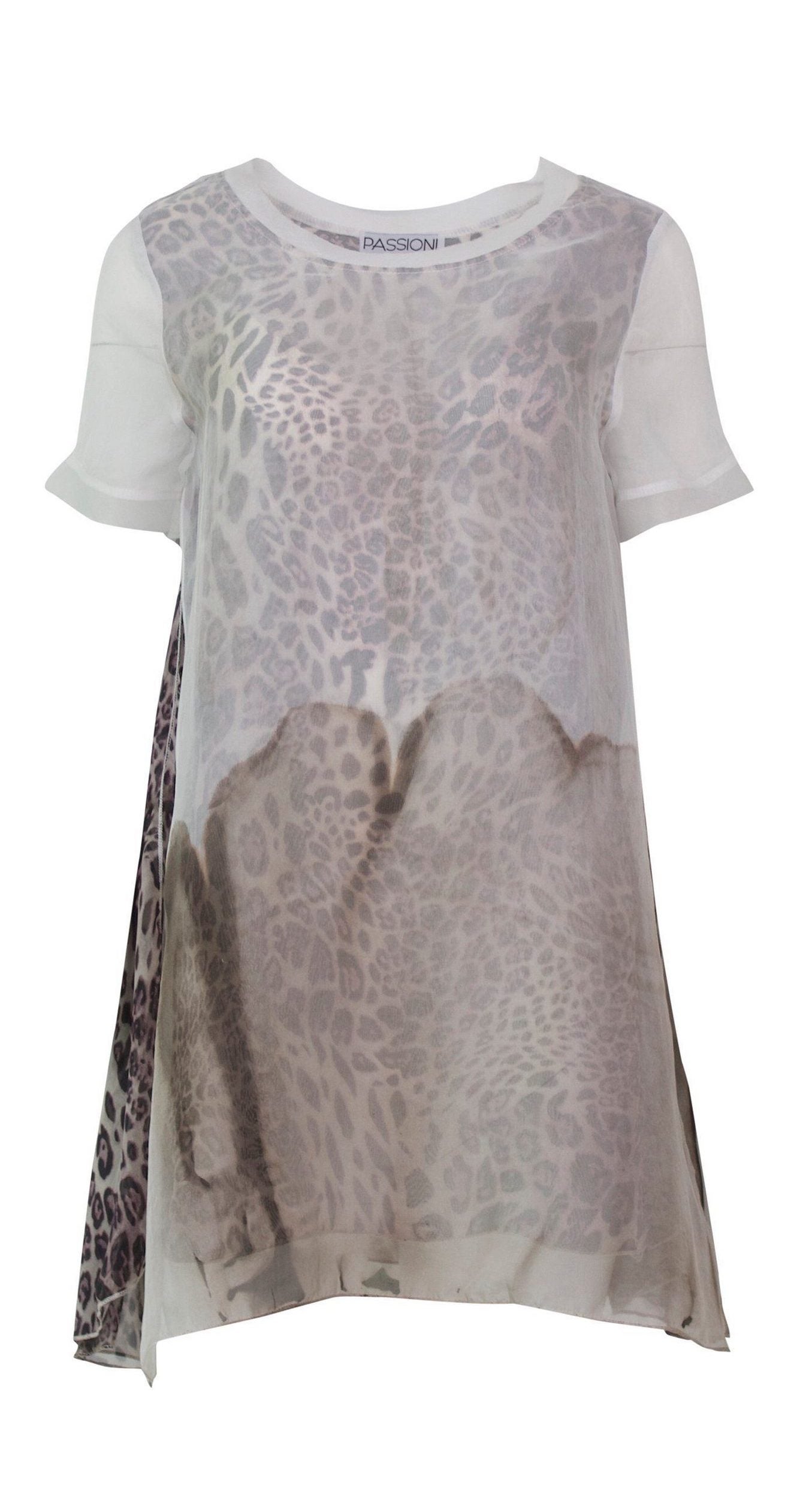 Tunika mit Leoprint