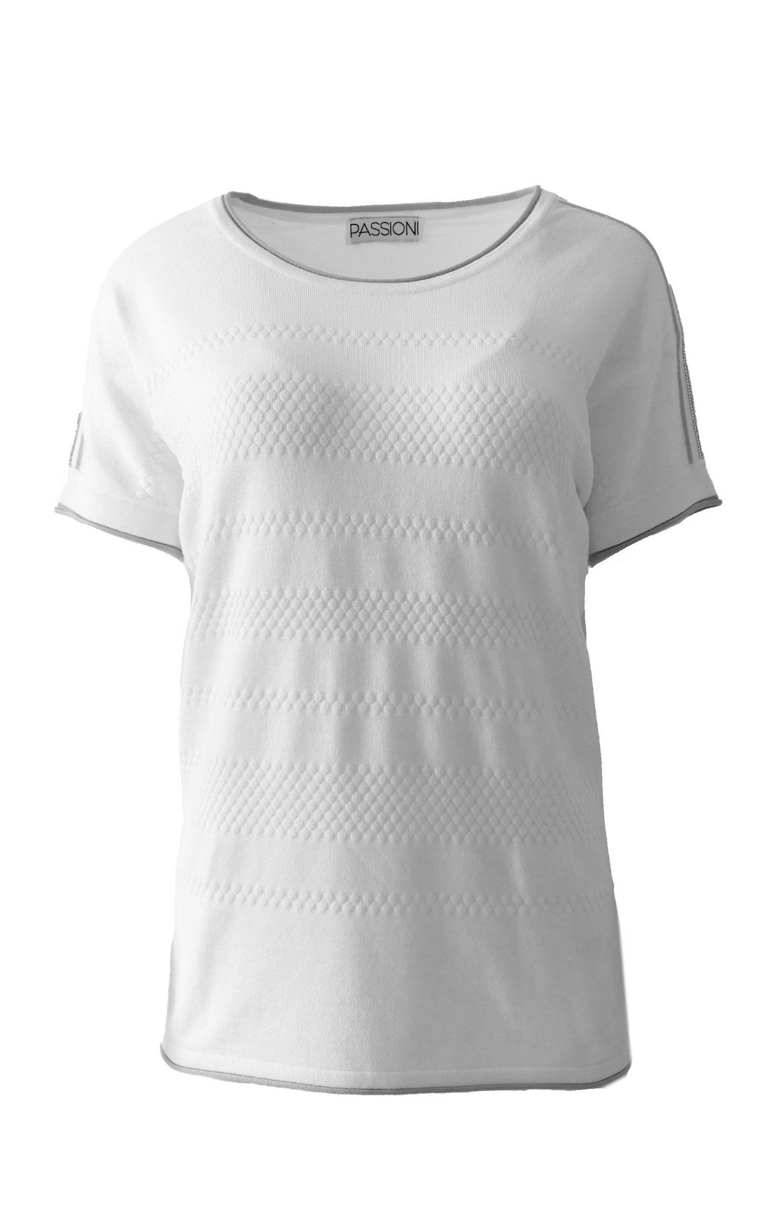 T-Shirt mit Wellenstruktur