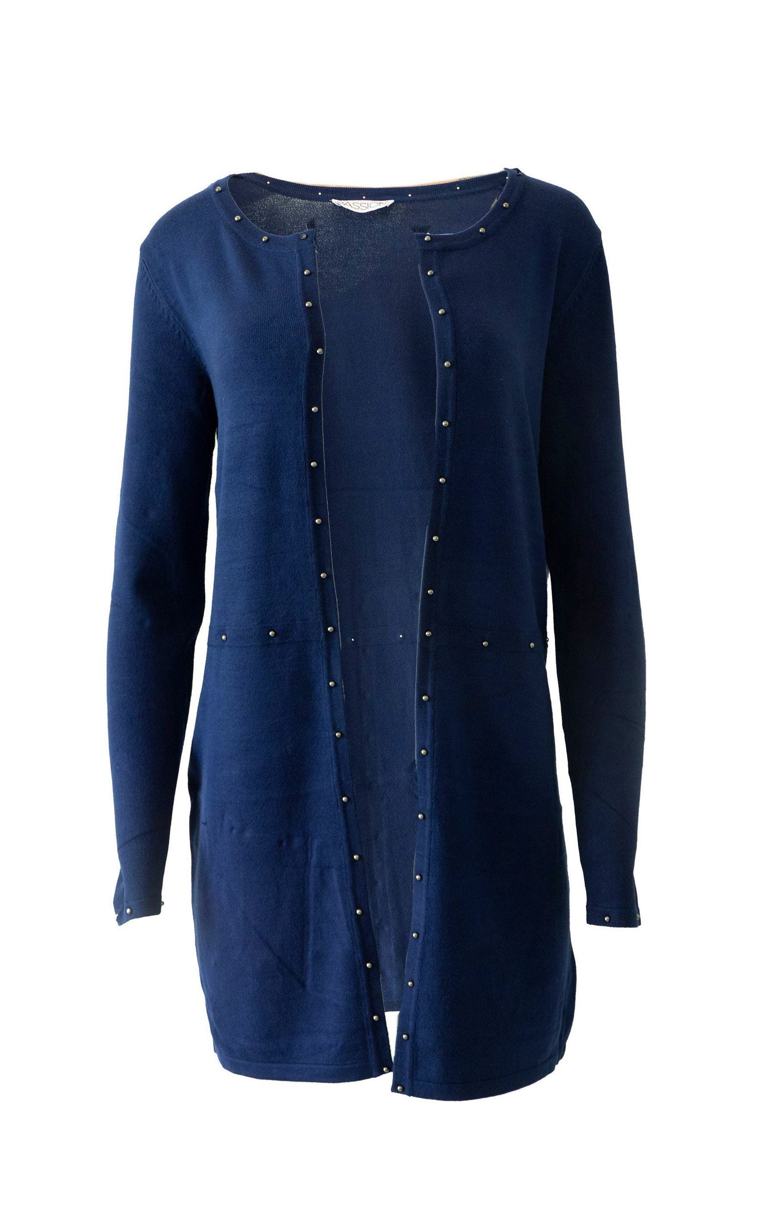 Strickjacke mit dezenten Nieten