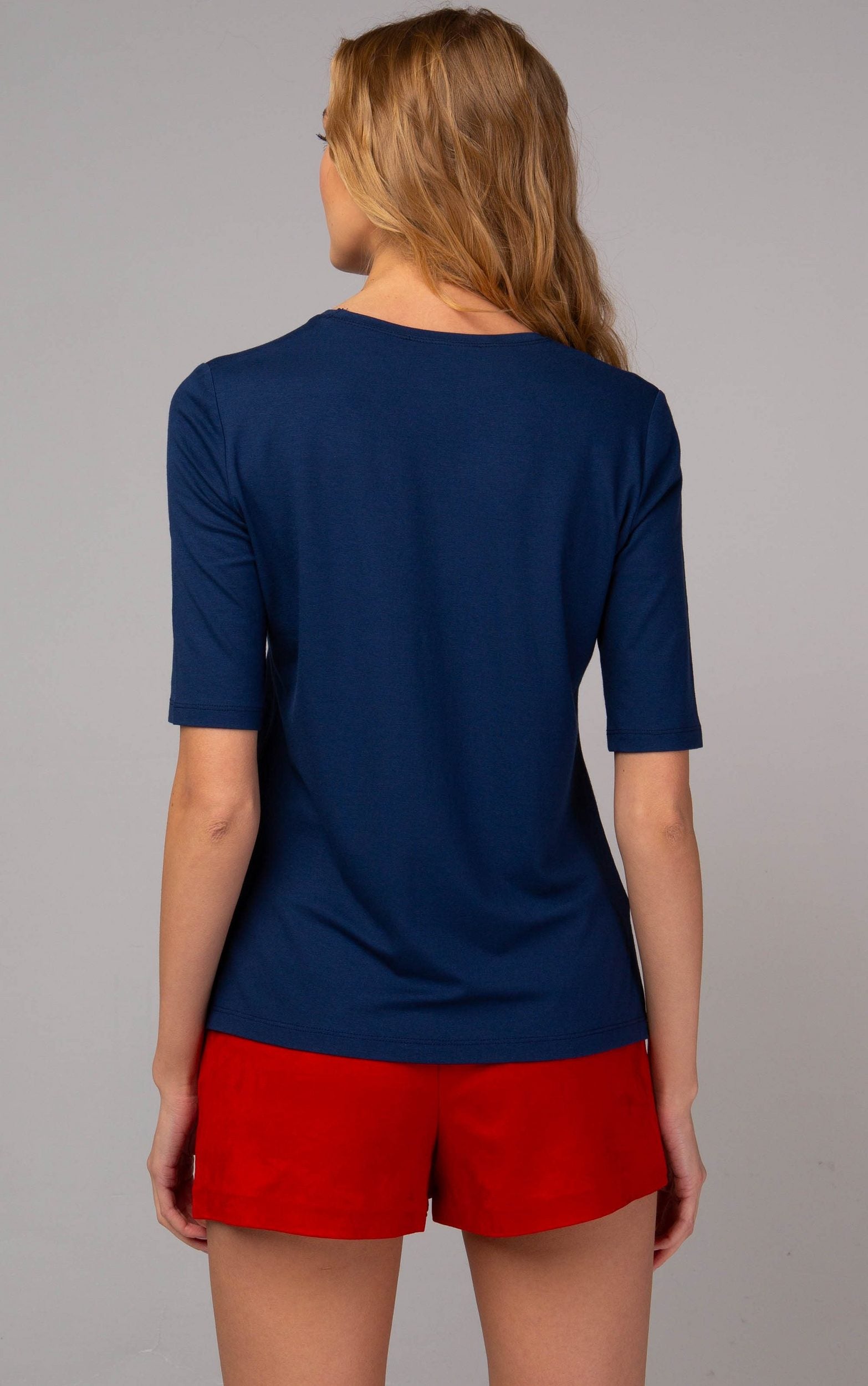 T-Shirt mit Anker Motiv
