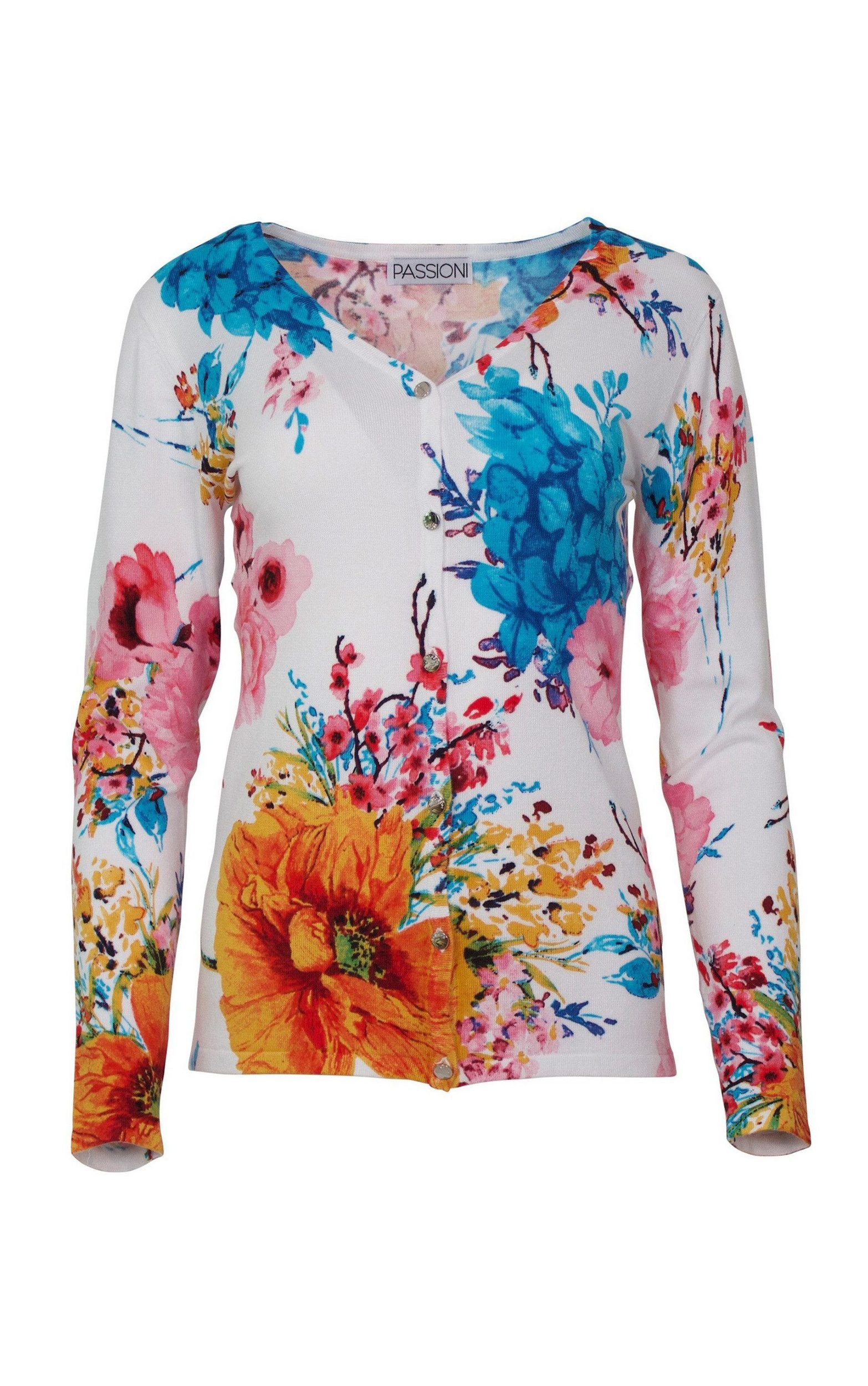 Twinset mit floralem All-Over Print