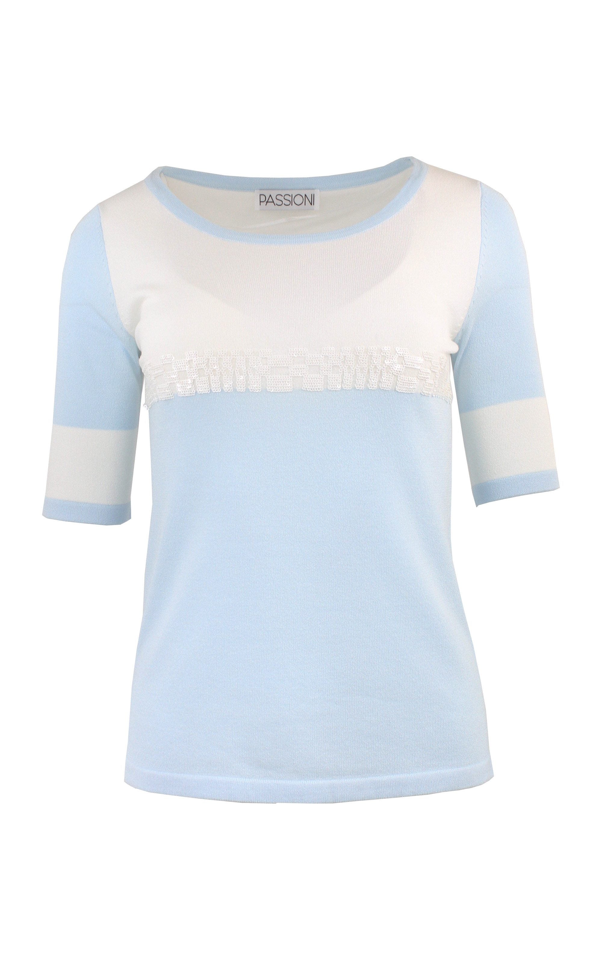 Sommerpullover im Farbblock-Design