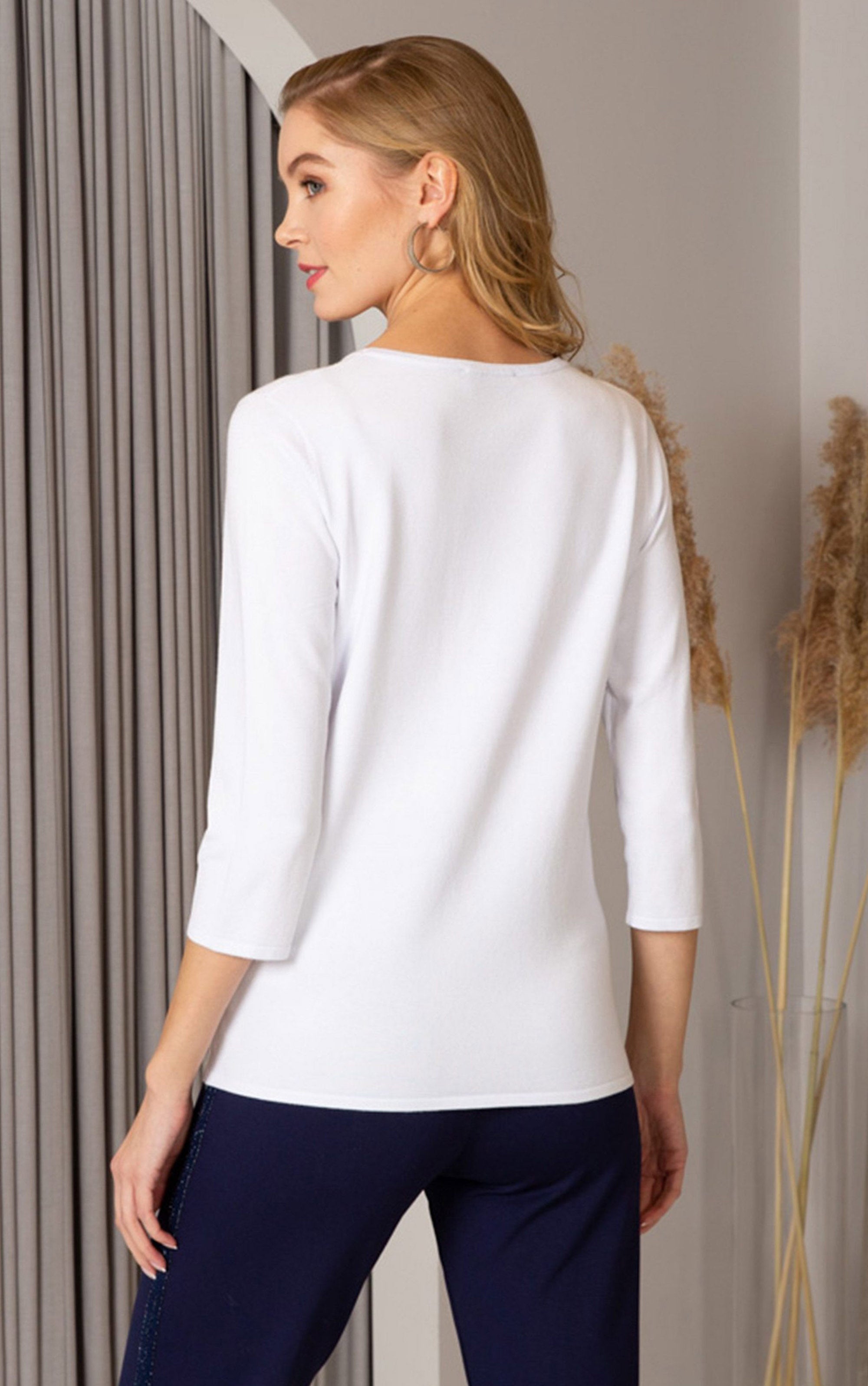 Pullover im Rautendesign