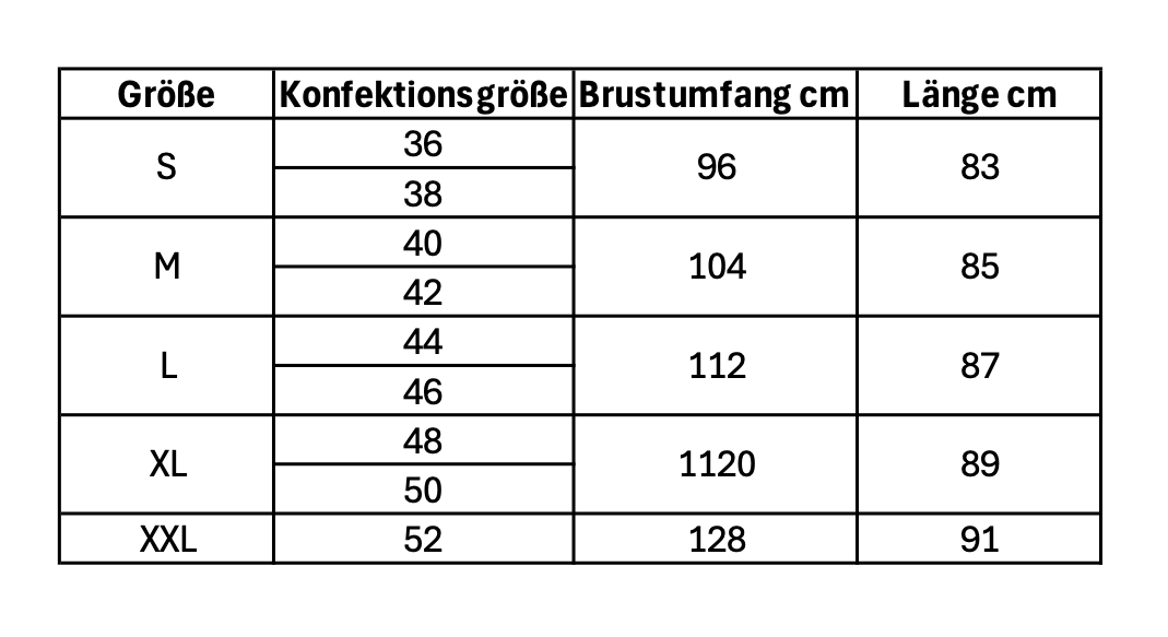 Übergangsmantel mit Streifenmuster