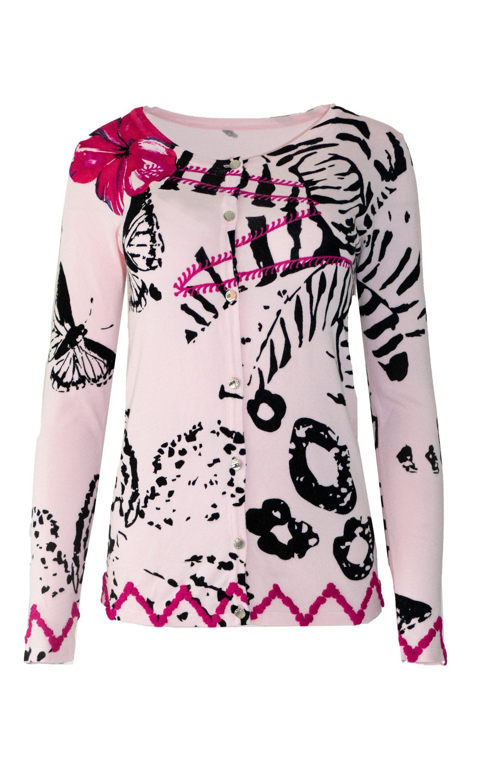 Twinset mit abstraktem mixed Print Design
