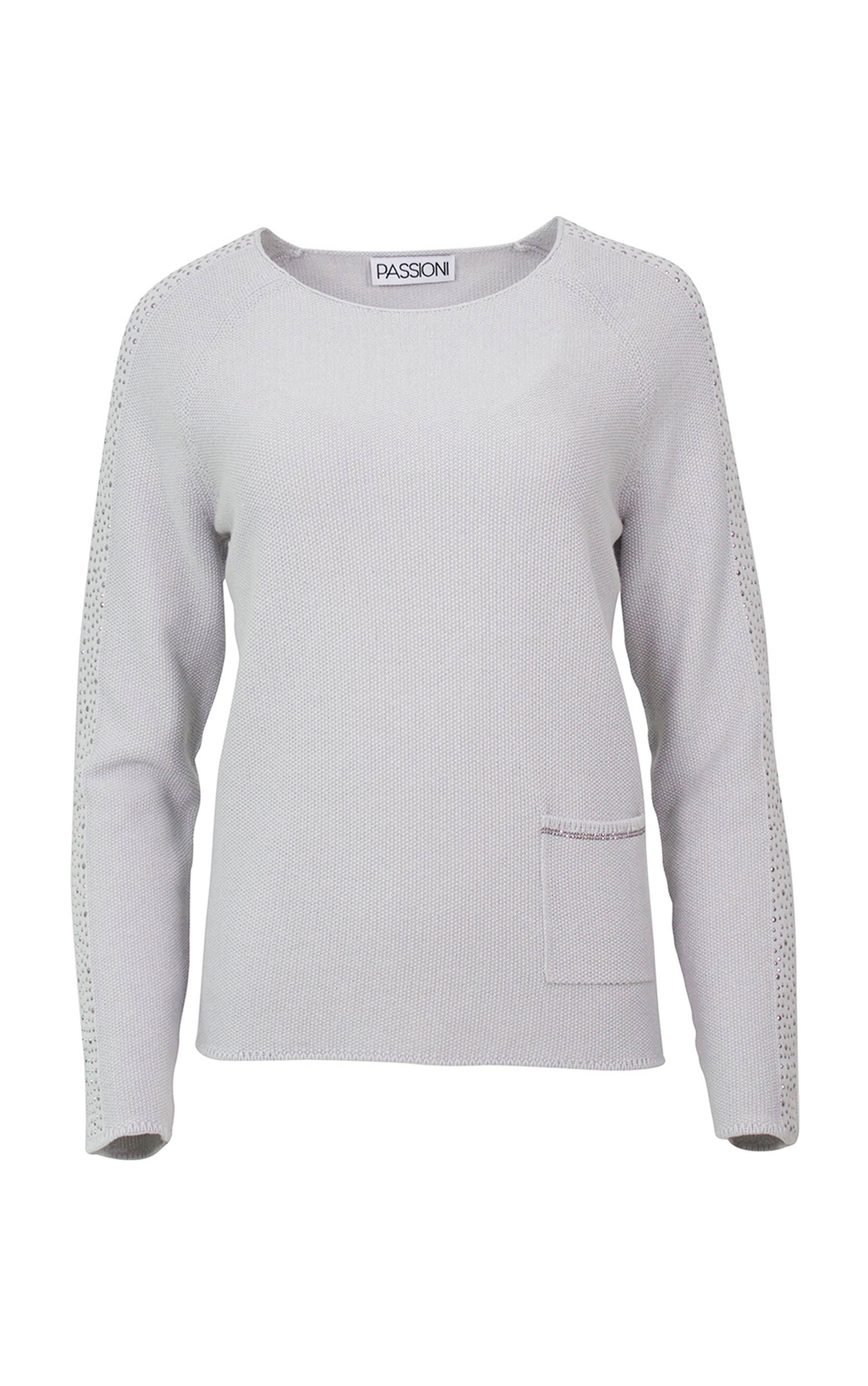 Strickpullover mit Glitzer-Effekt