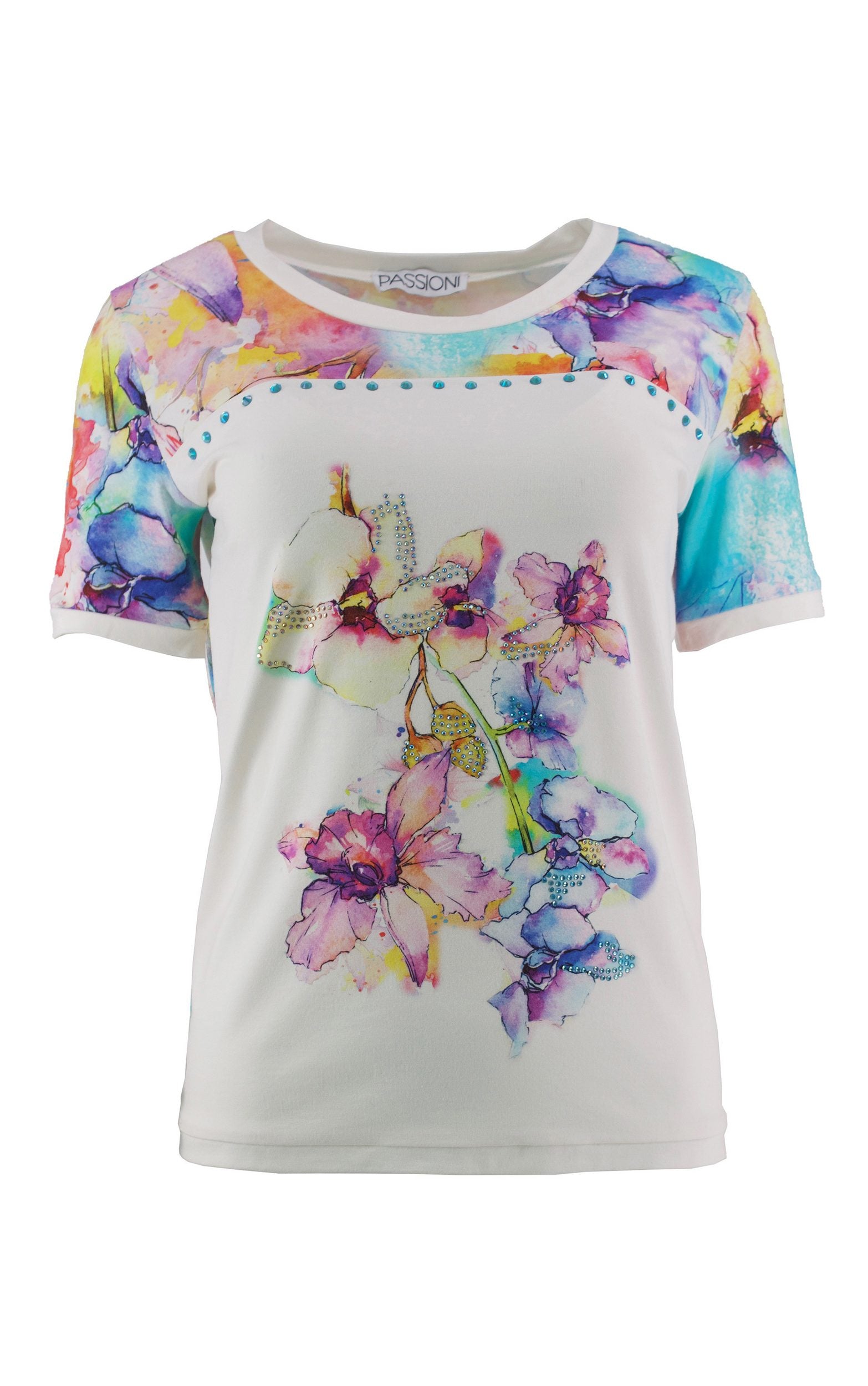 T-Shirt mit Blumenprint