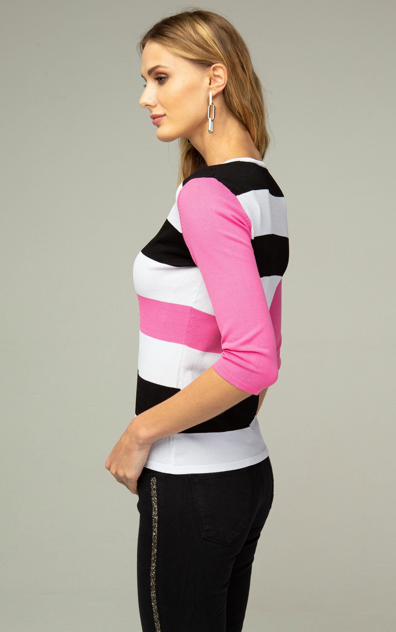 Pullover im Color Block-Design