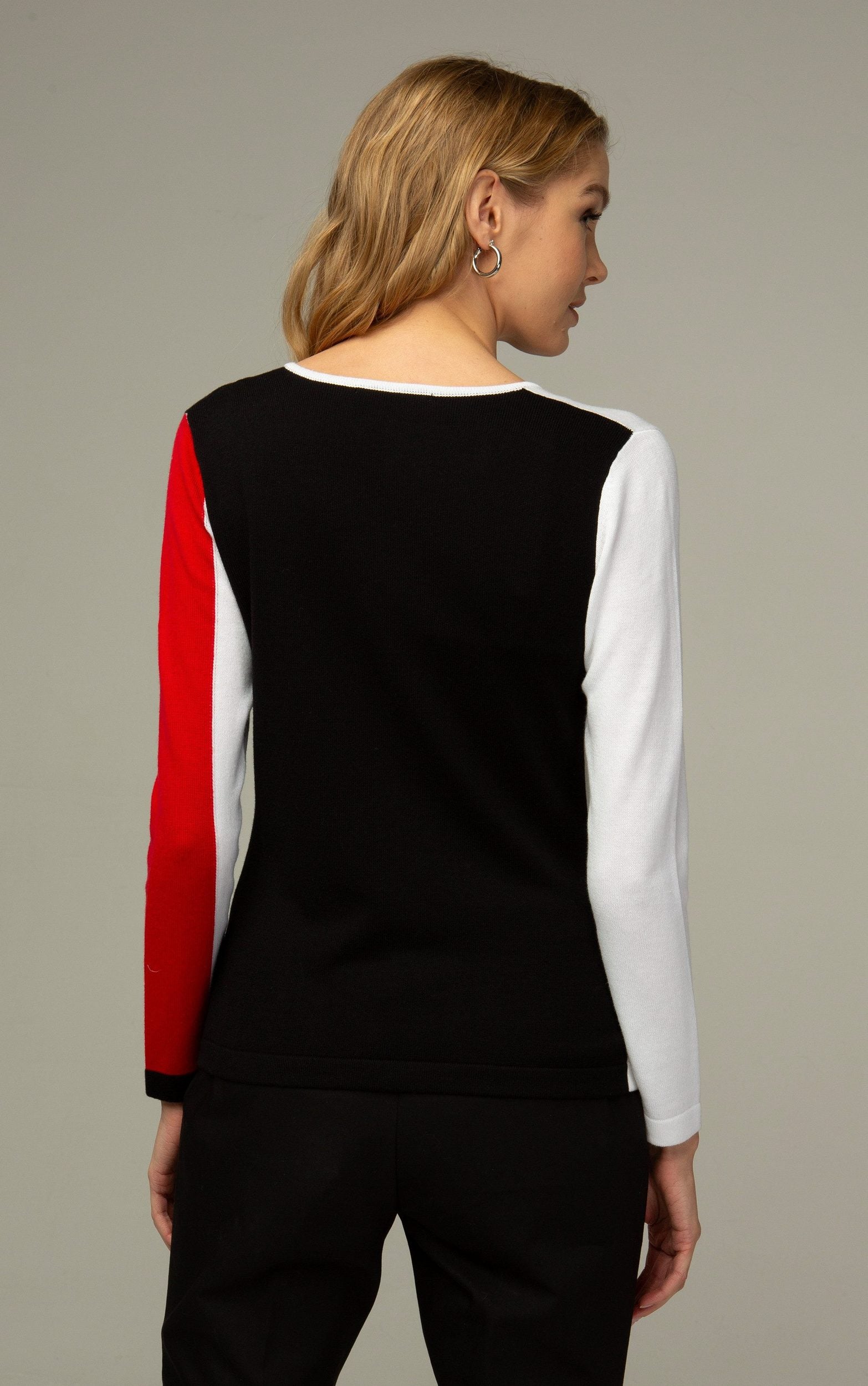Strickjacke mit Graphic-Print
