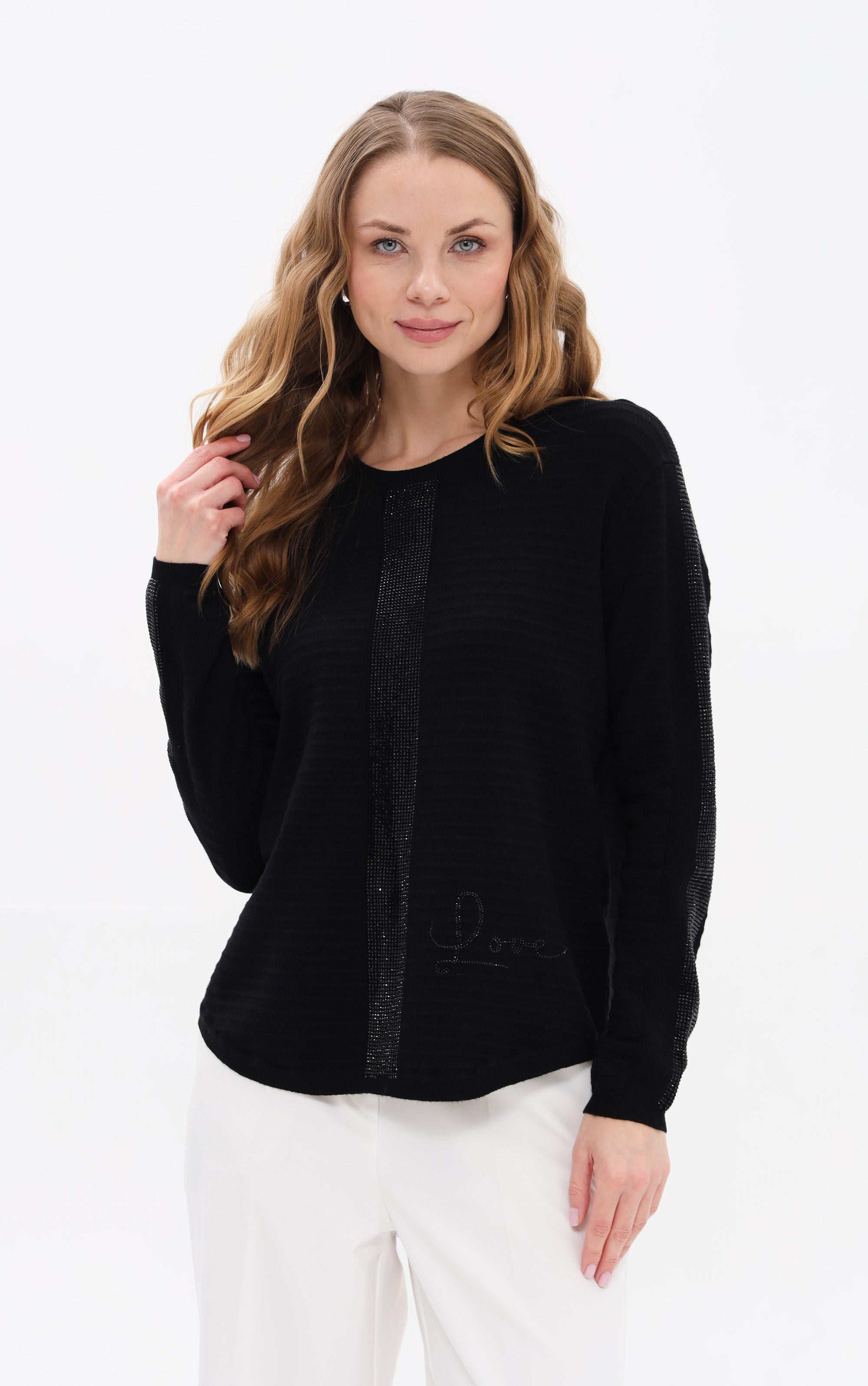 Pullover mit Strassdetails