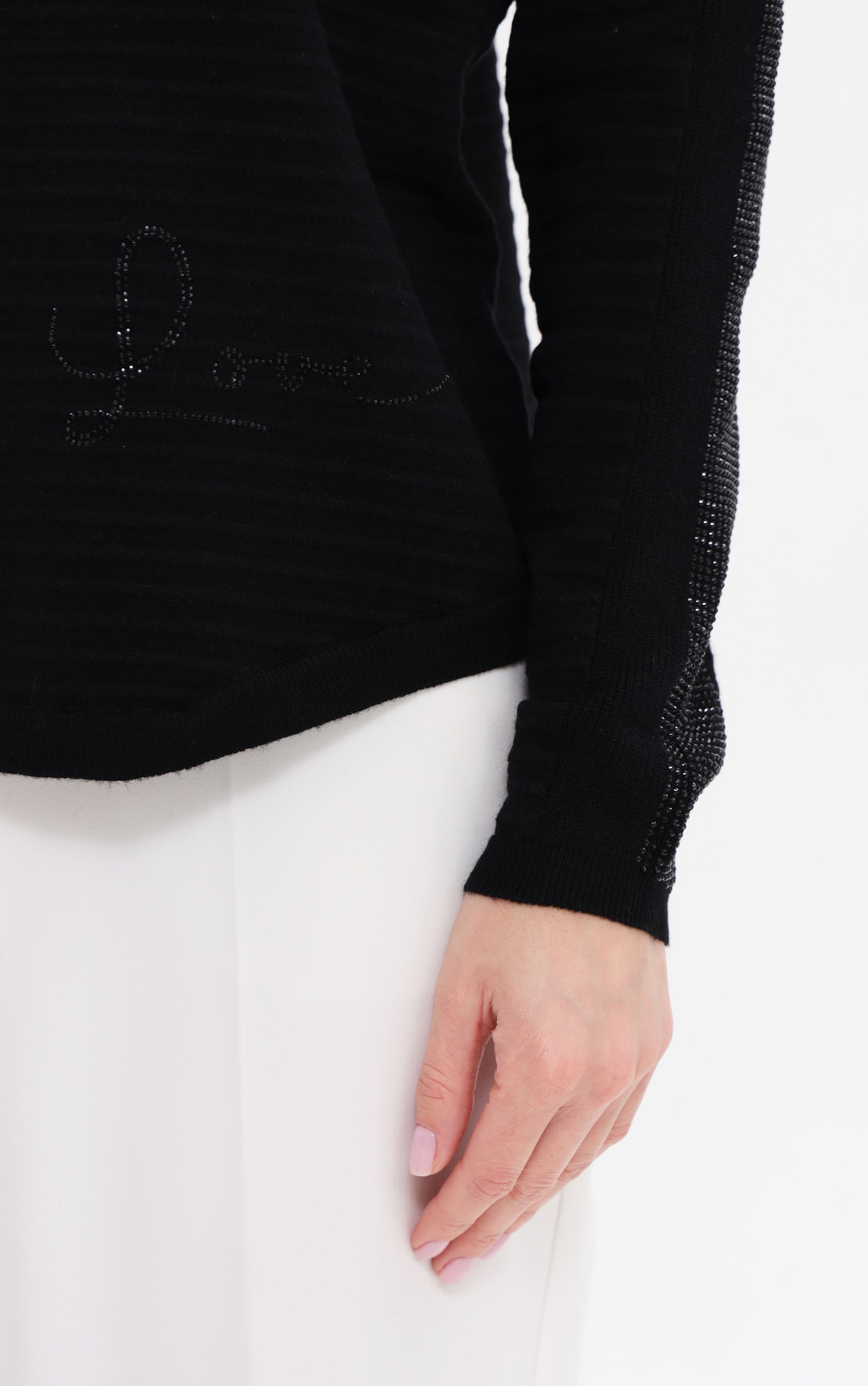 Pullover mit Strassdetails