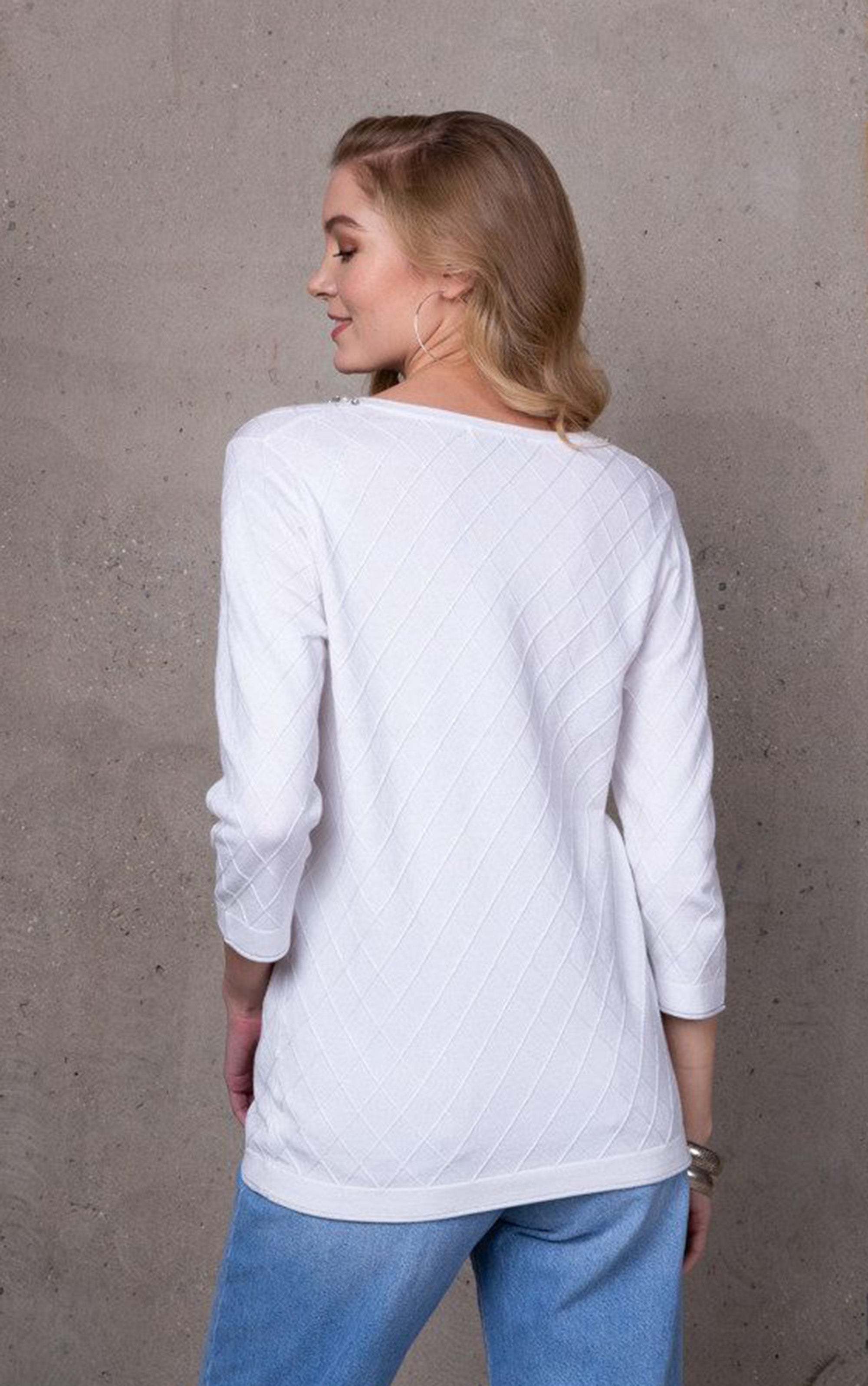 Pullover mit Rautenmuster