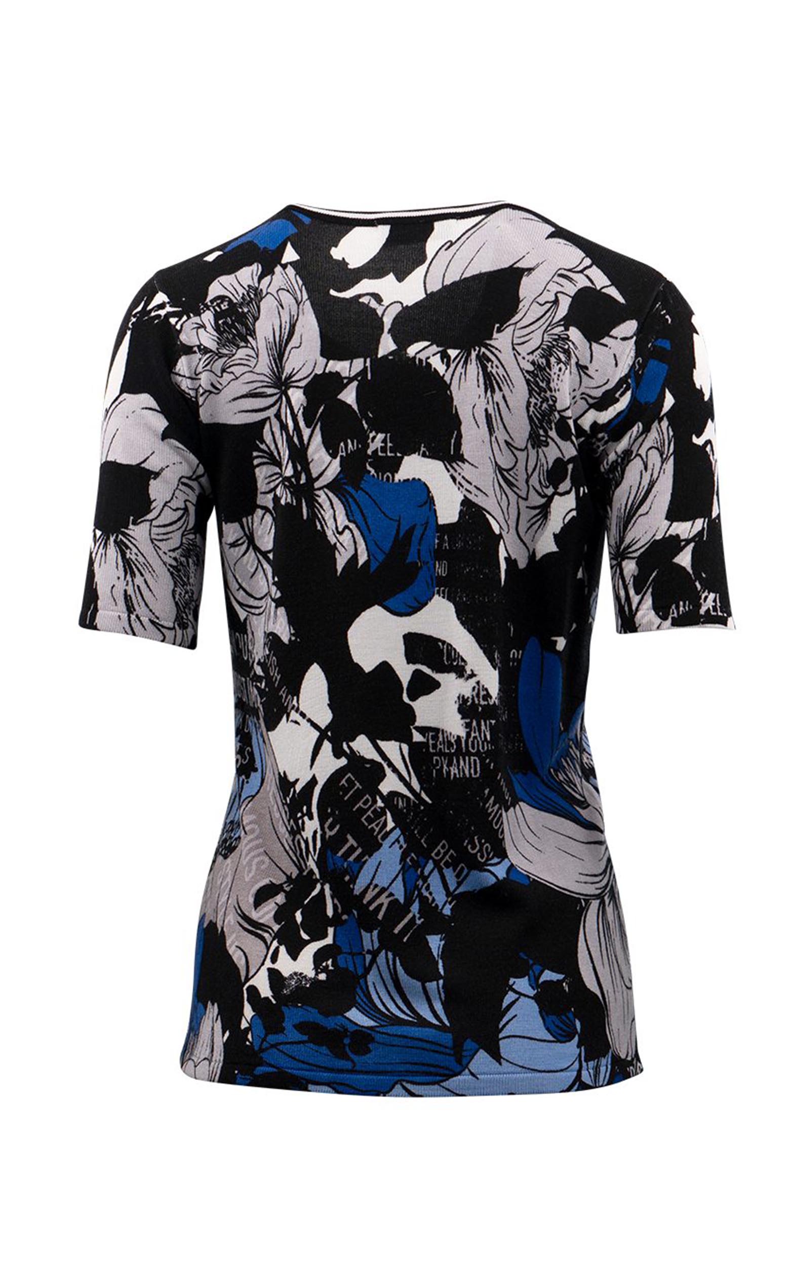 Twinset in Blumenmuster