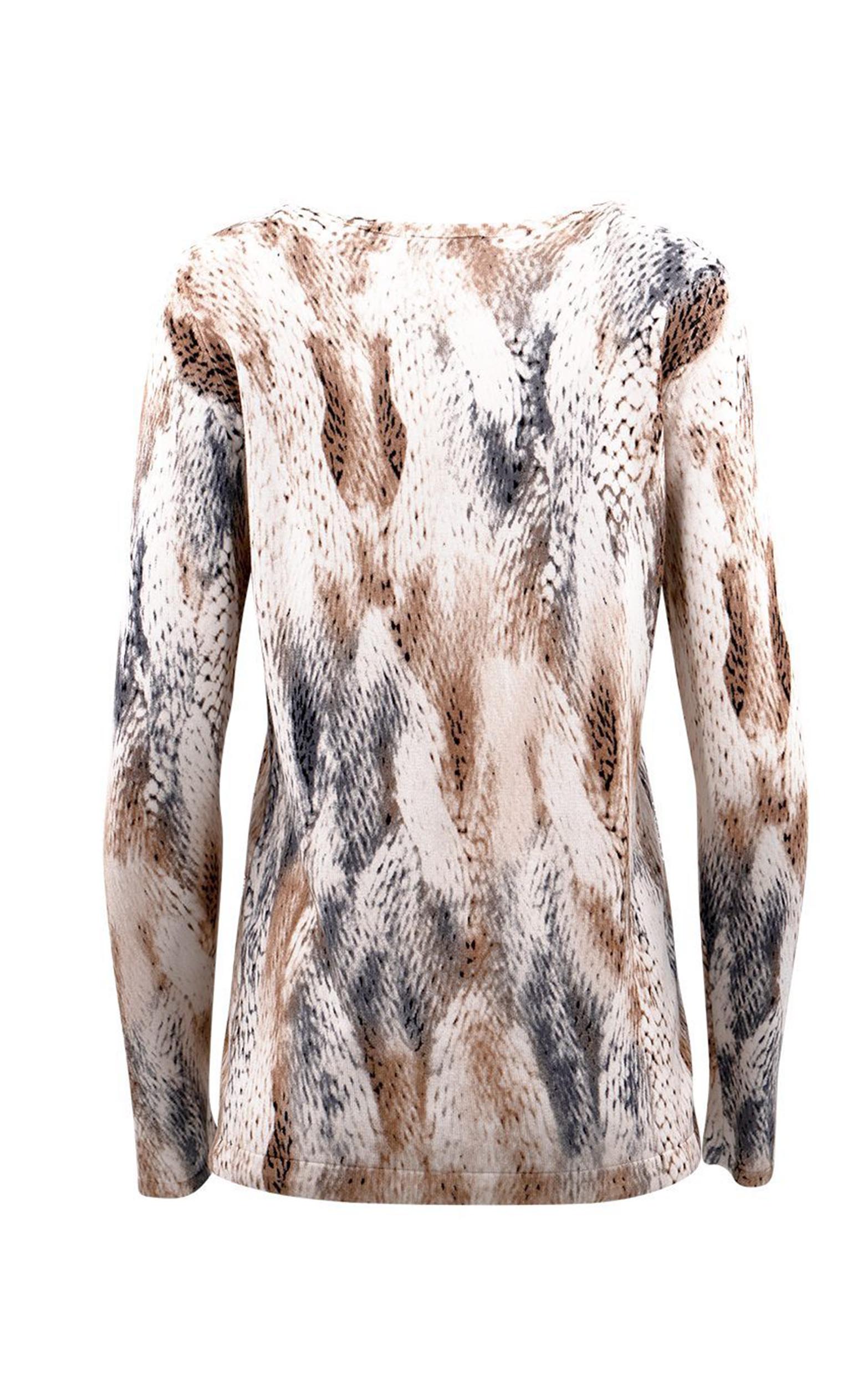 Pullover mit Placement-Print