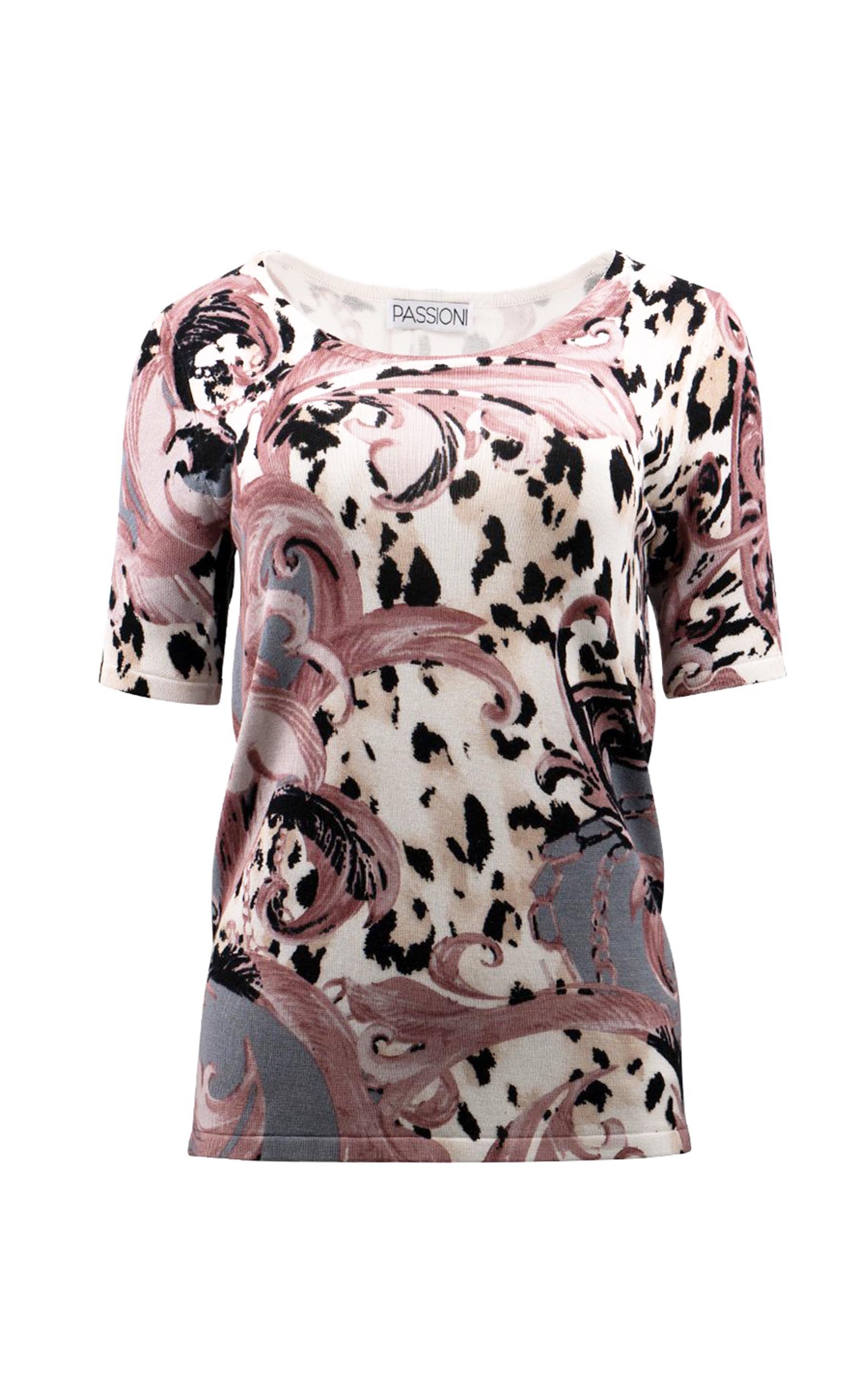 Twinset mit Mix and Match aus Ornamenten und abstraktem Leo