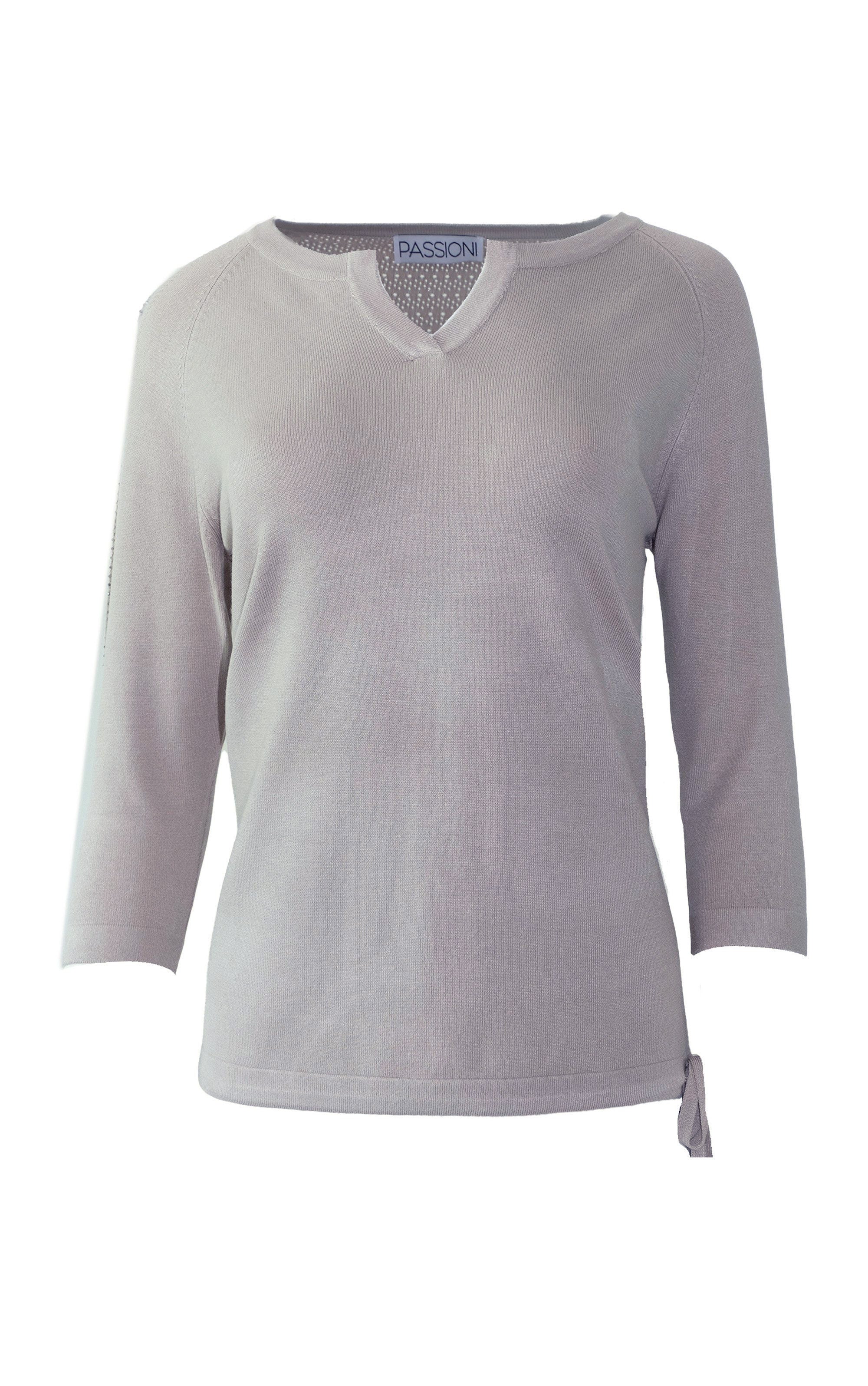 Pullover mit Kordelzug am Saum