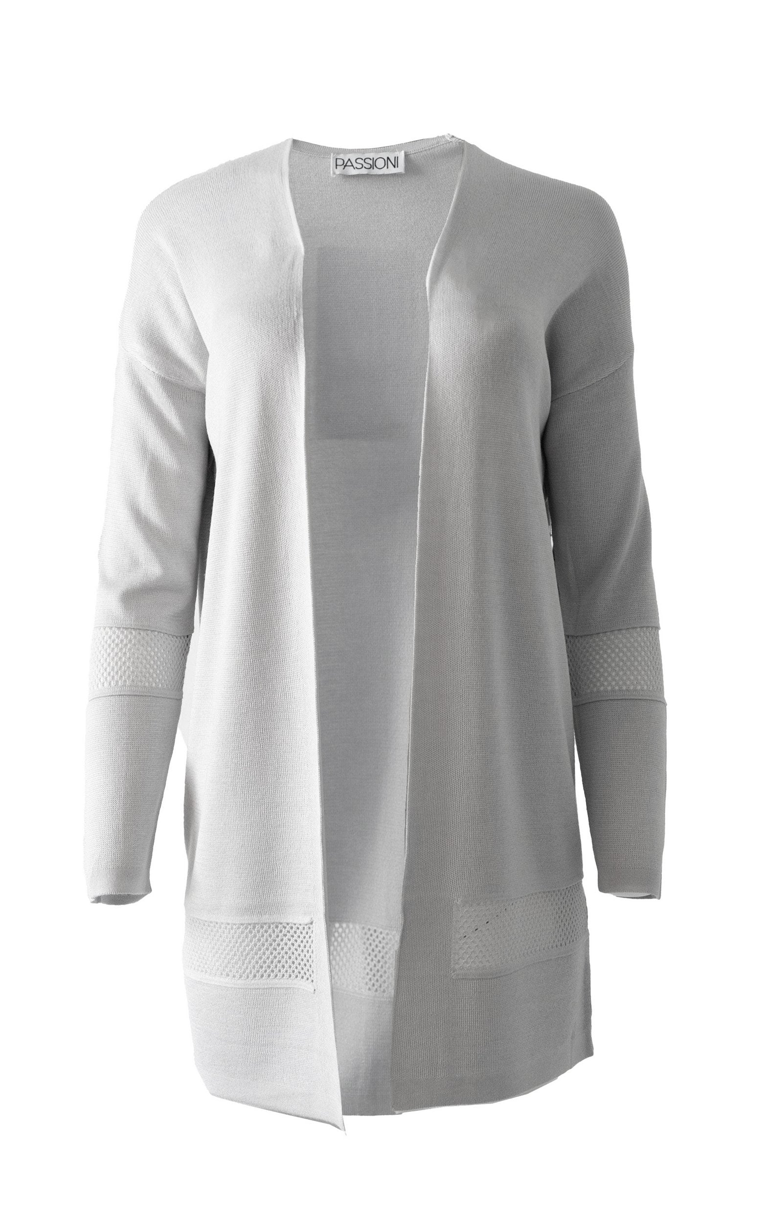 Strickjacke mit perforierten Details