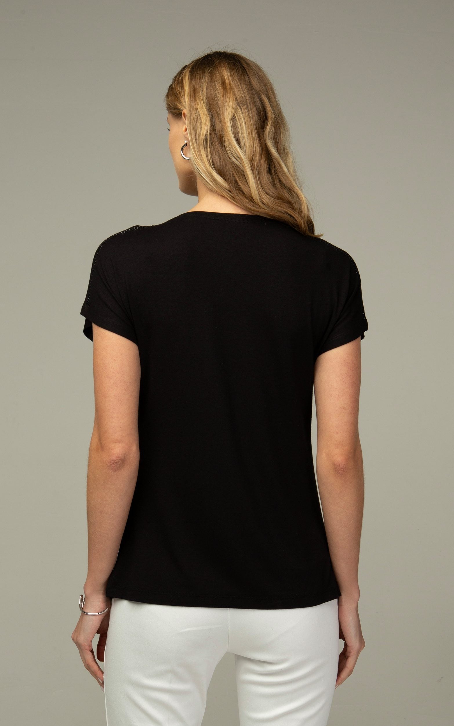 T-Shirt mit Strassstern