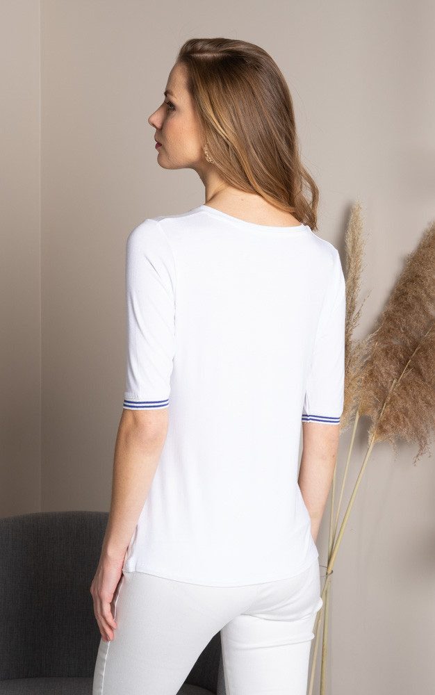 T-Shirt mit abstraktem Muster