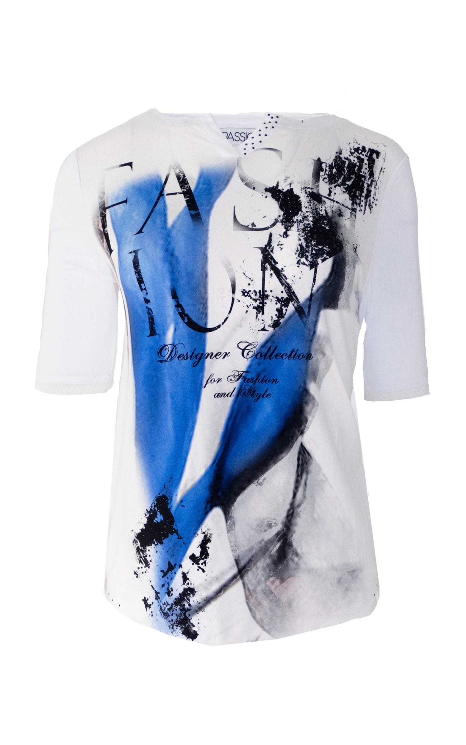 T-Shirt mit abstraktem Muster