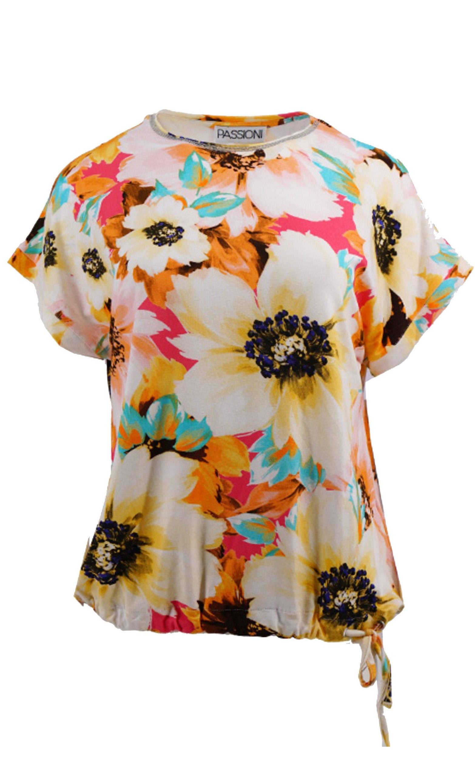 T-Shirt mit Blumenprint