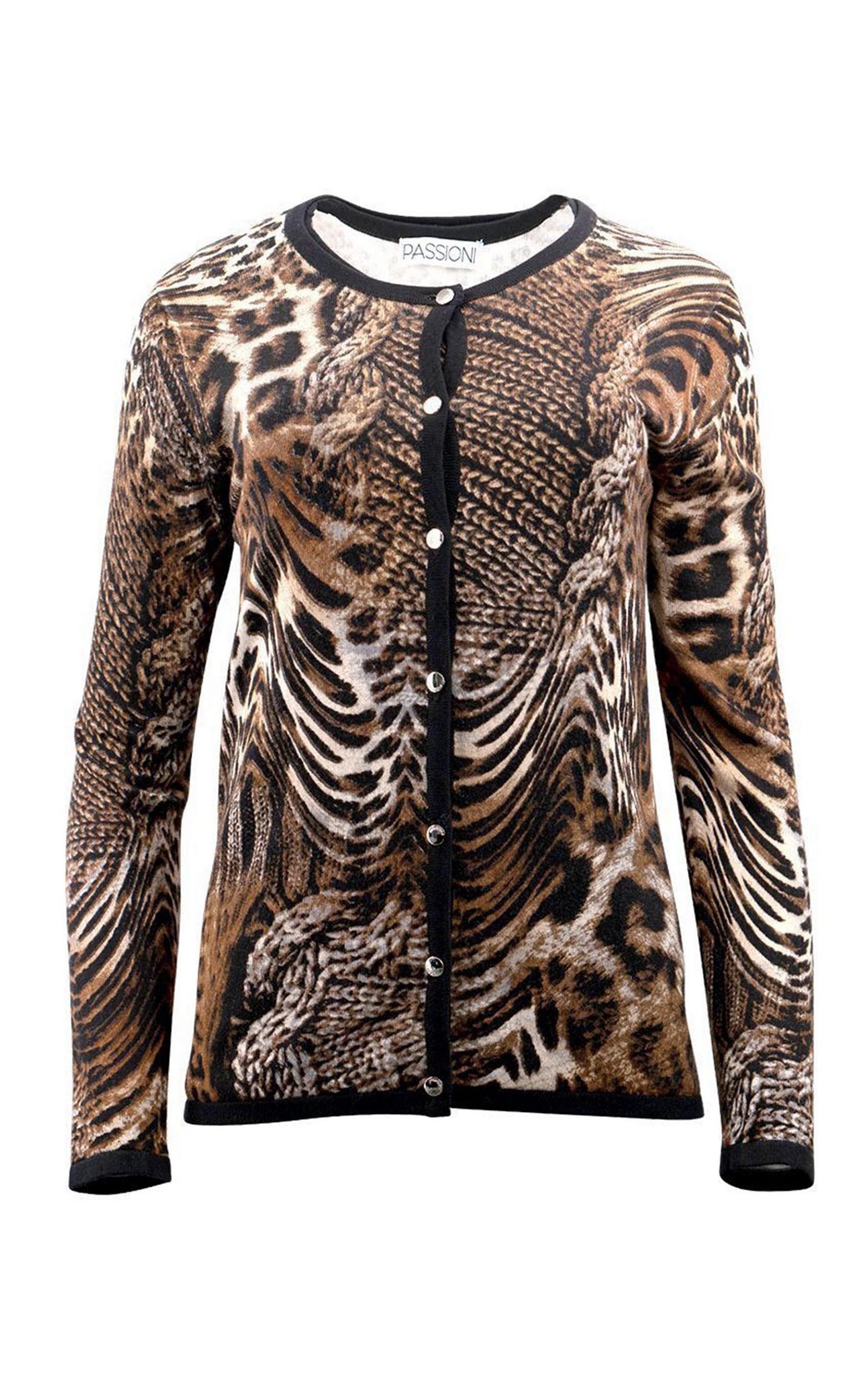 Twinset in Animal-Strick-Optik
