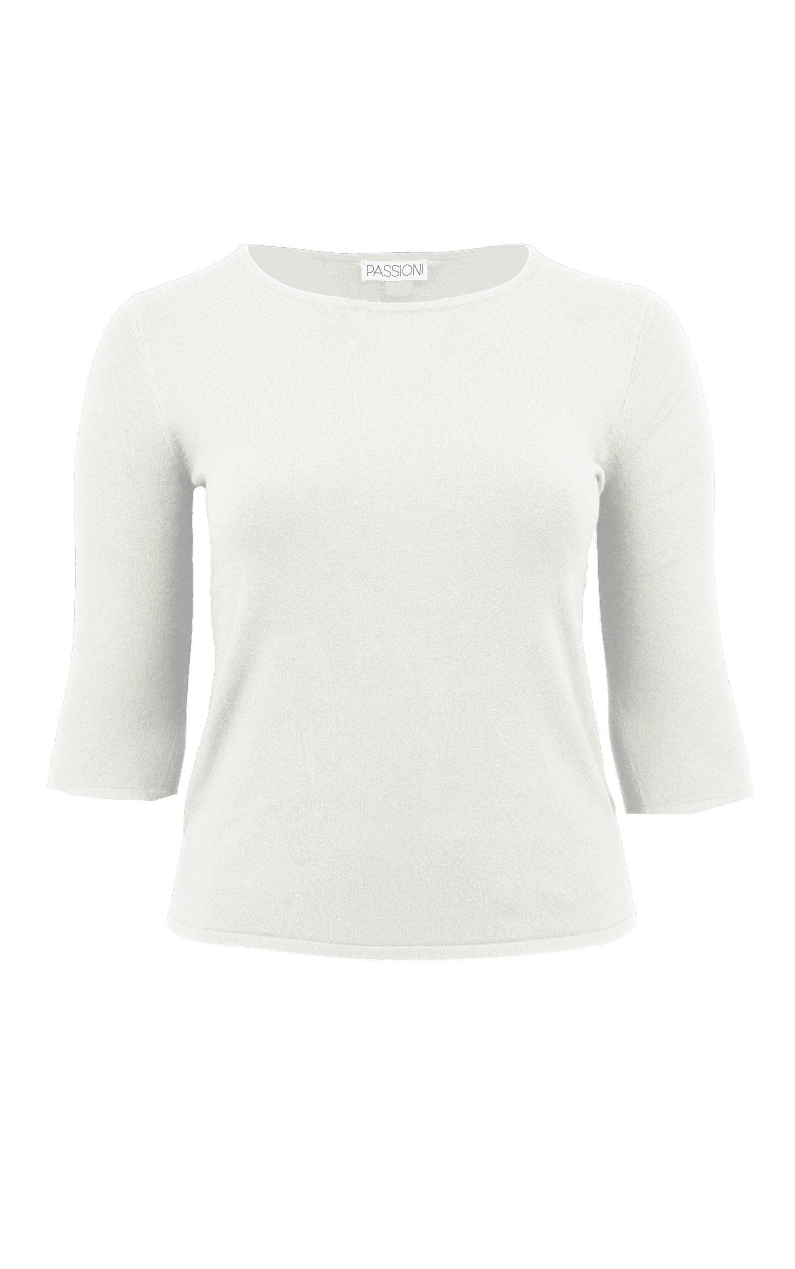 Basic-Pullover mit 3/4-Ärmeln