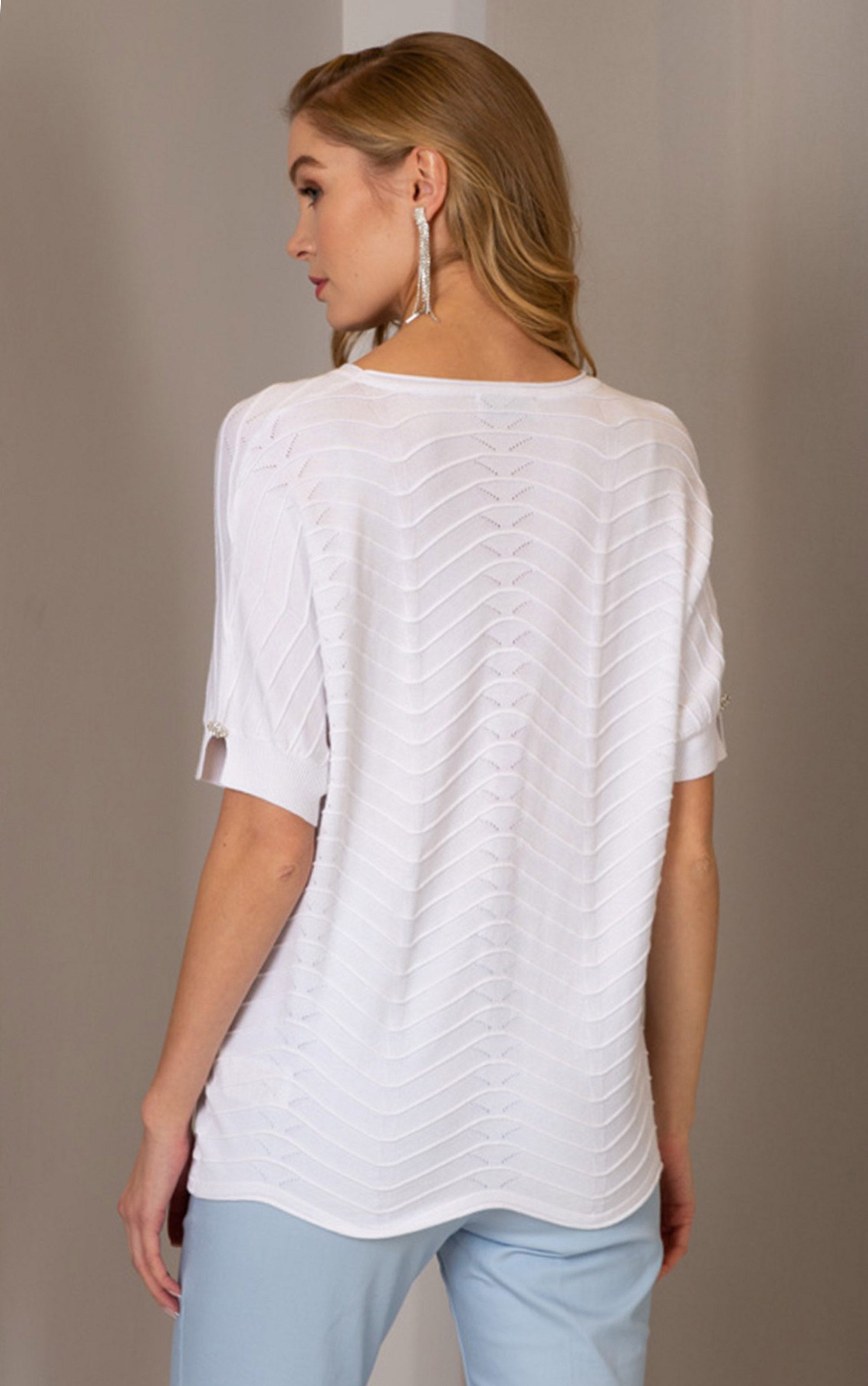 T-Shirt mit Wellendesign