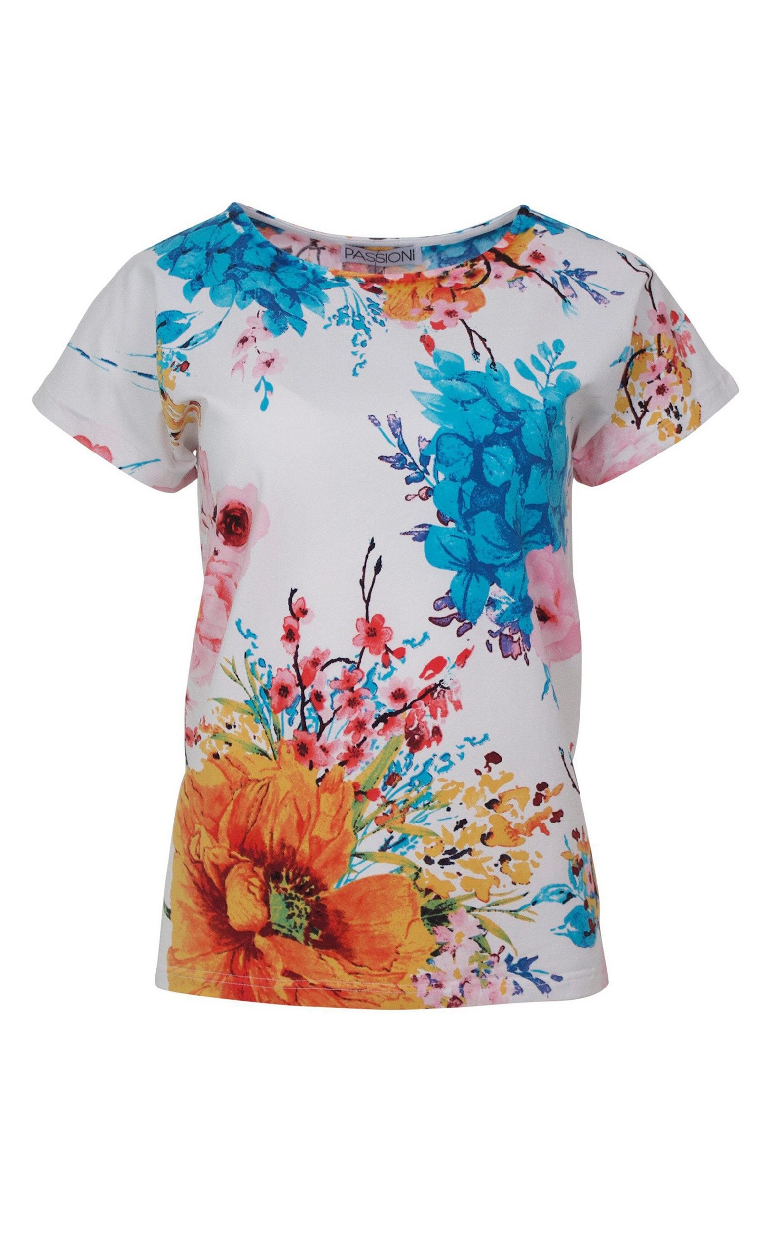 T-Shirt mit floralem Print