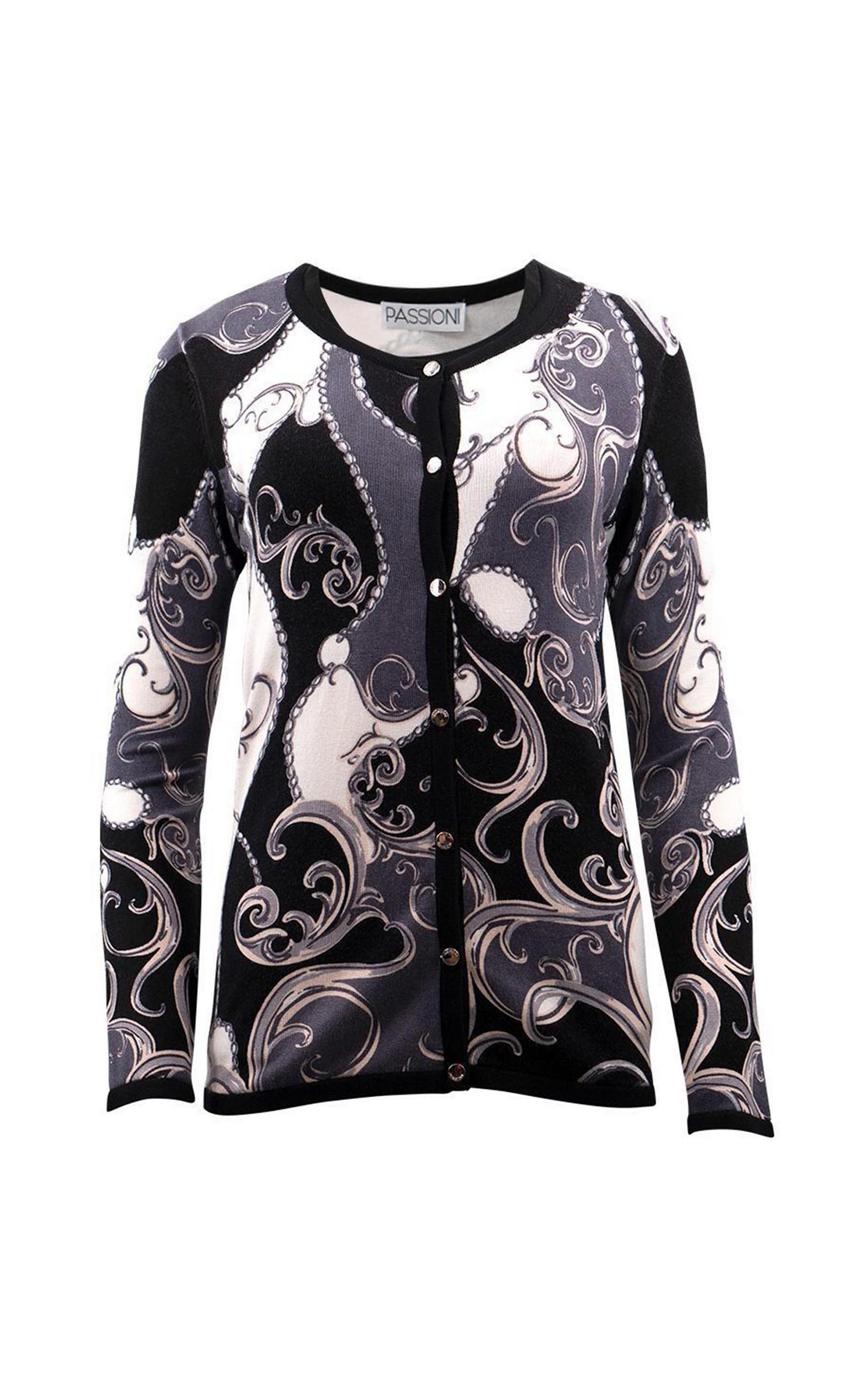 Twinset Cardigan und Top mit Ornamentdruck