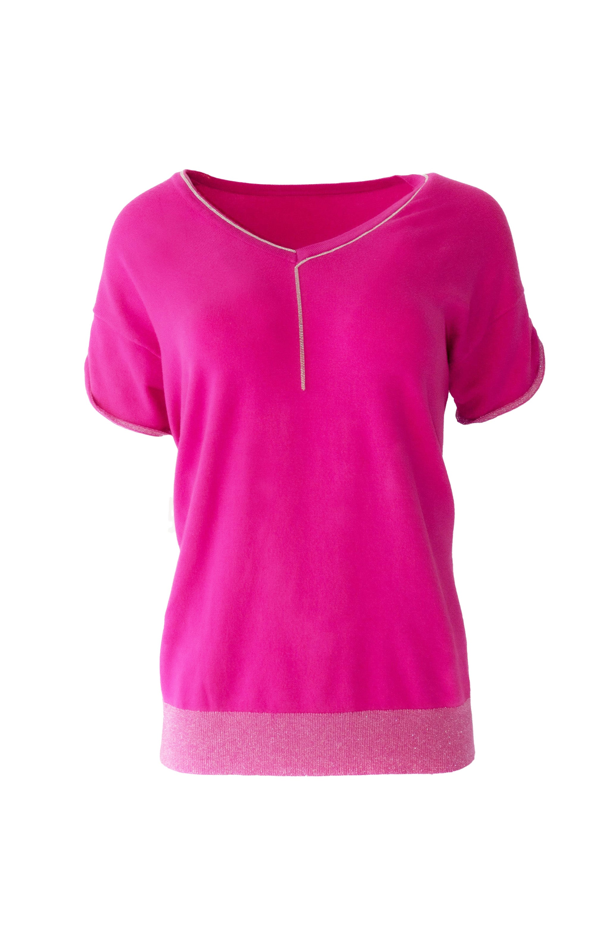 T-Shirt mit Glitzerdetails