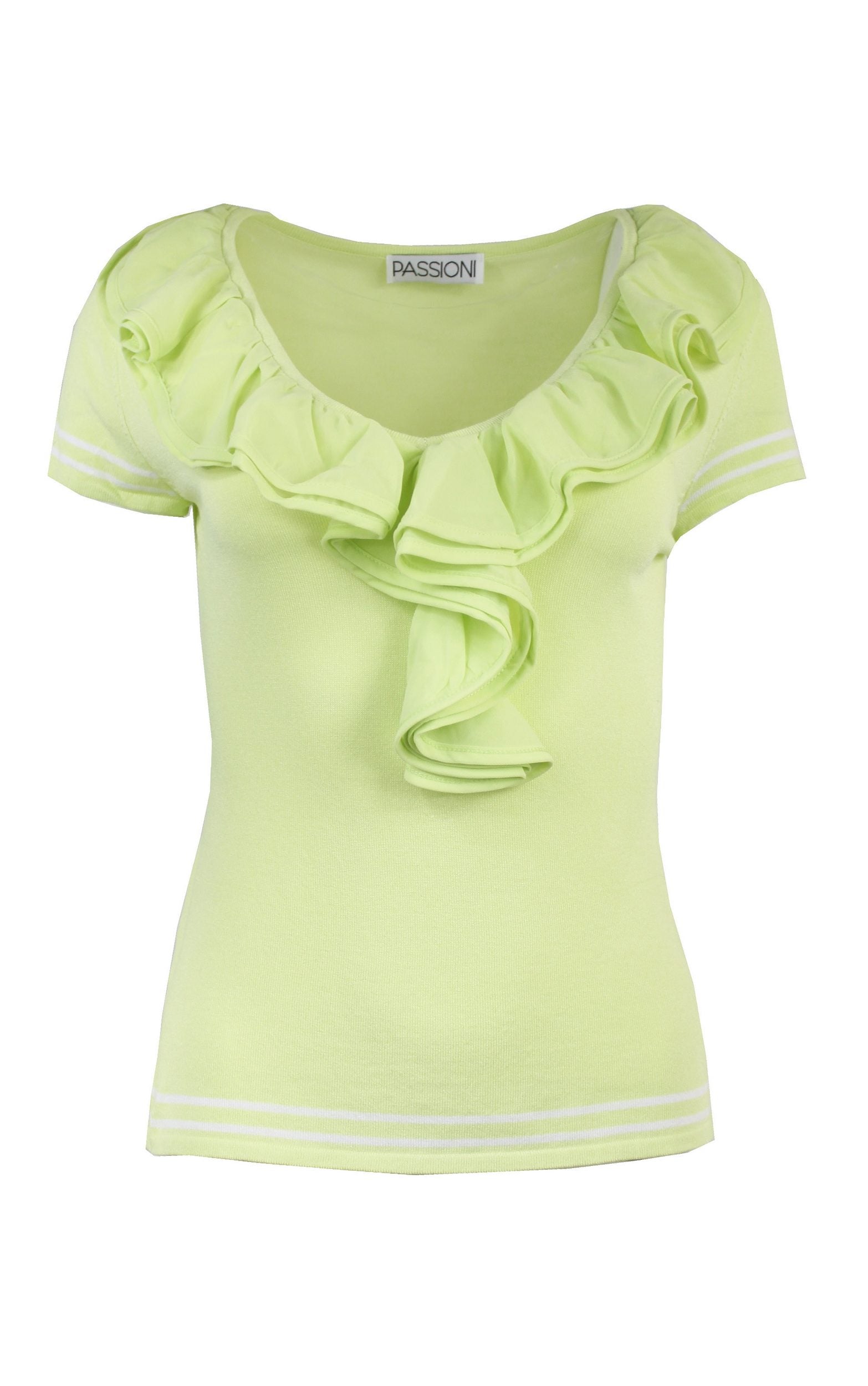 T-Shirt mit Rüschendetail