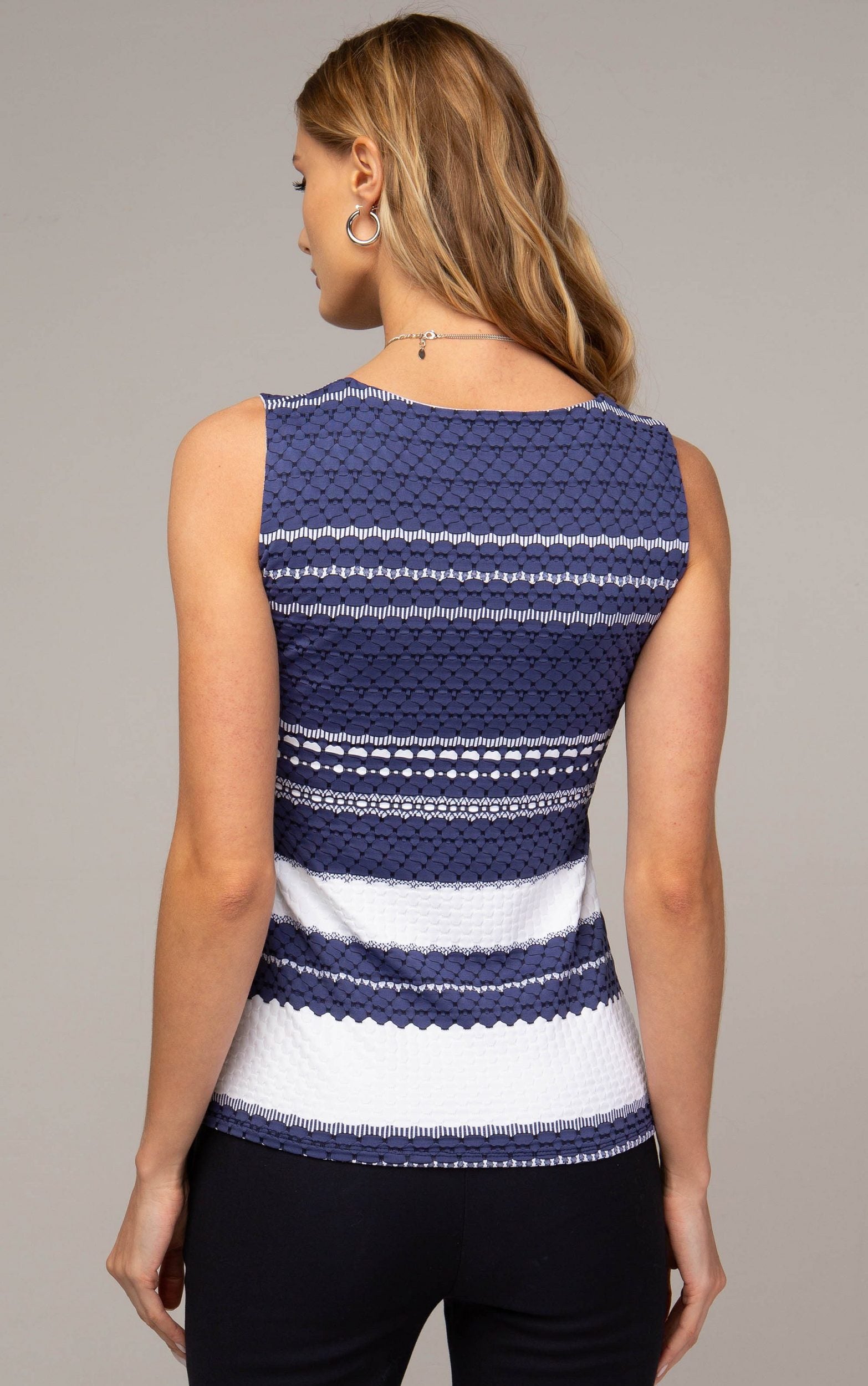 Top mit Rauten-Muster