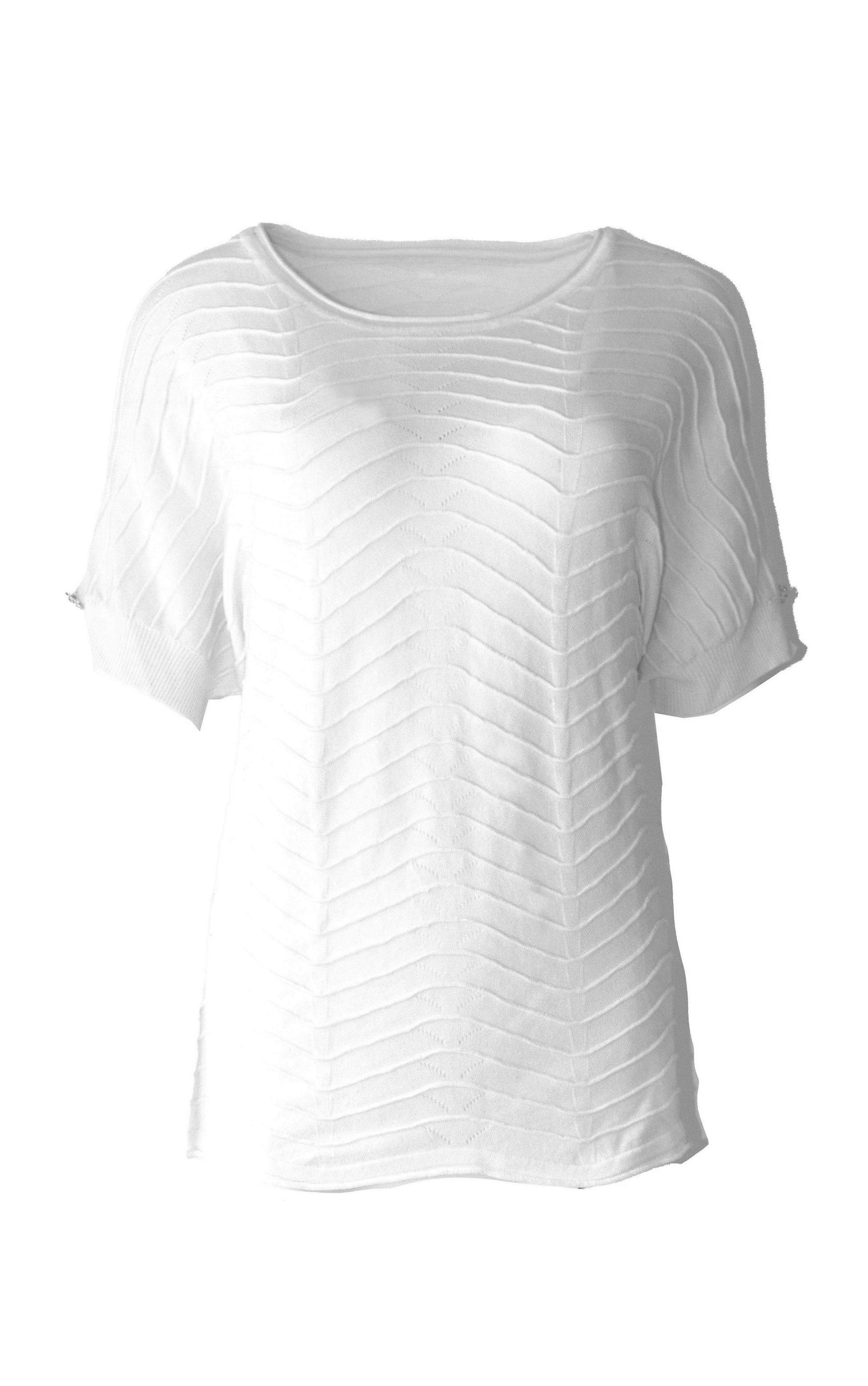 T-Shirt mit Wellendesign