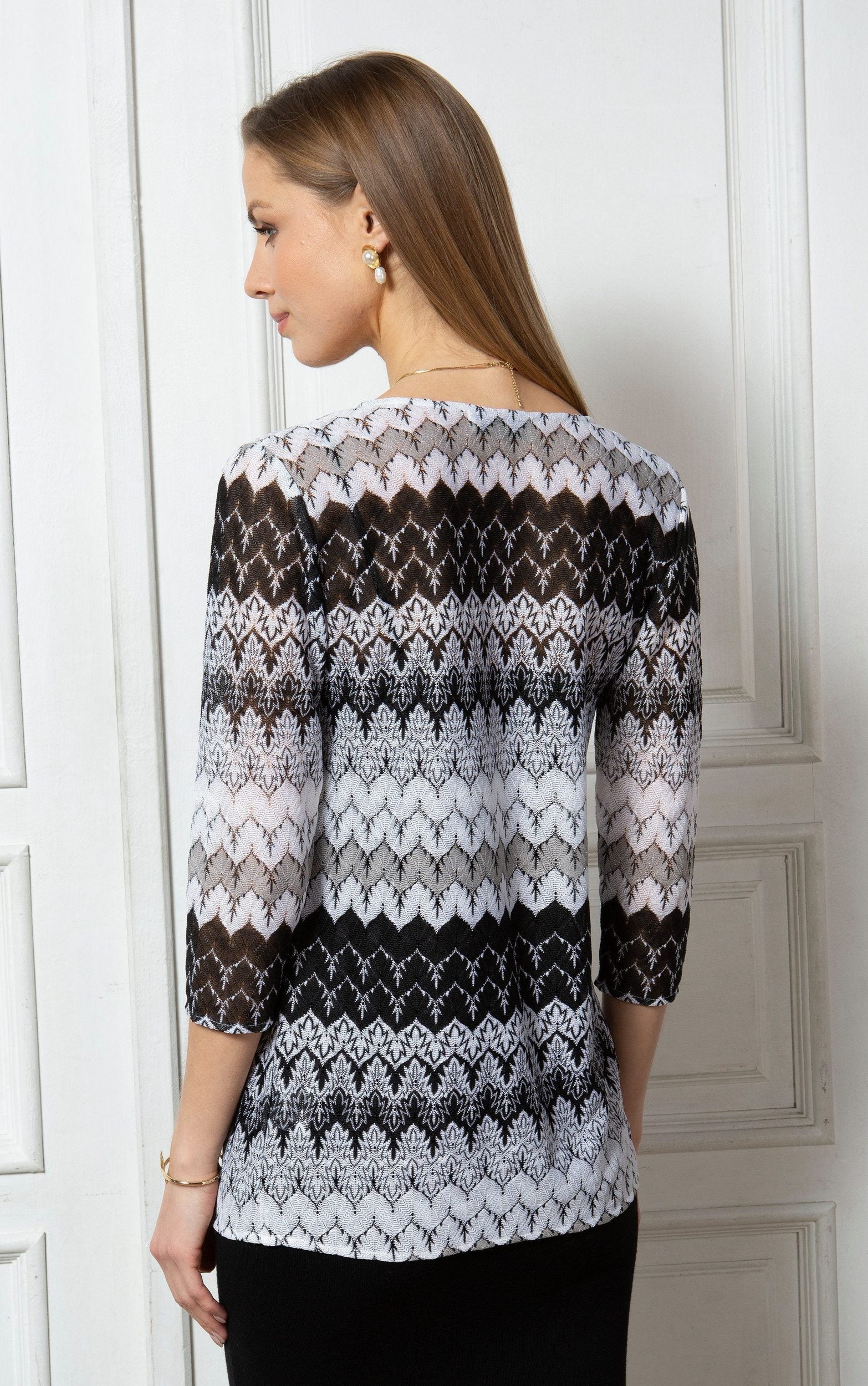 Strickjacke mit Strickmuster