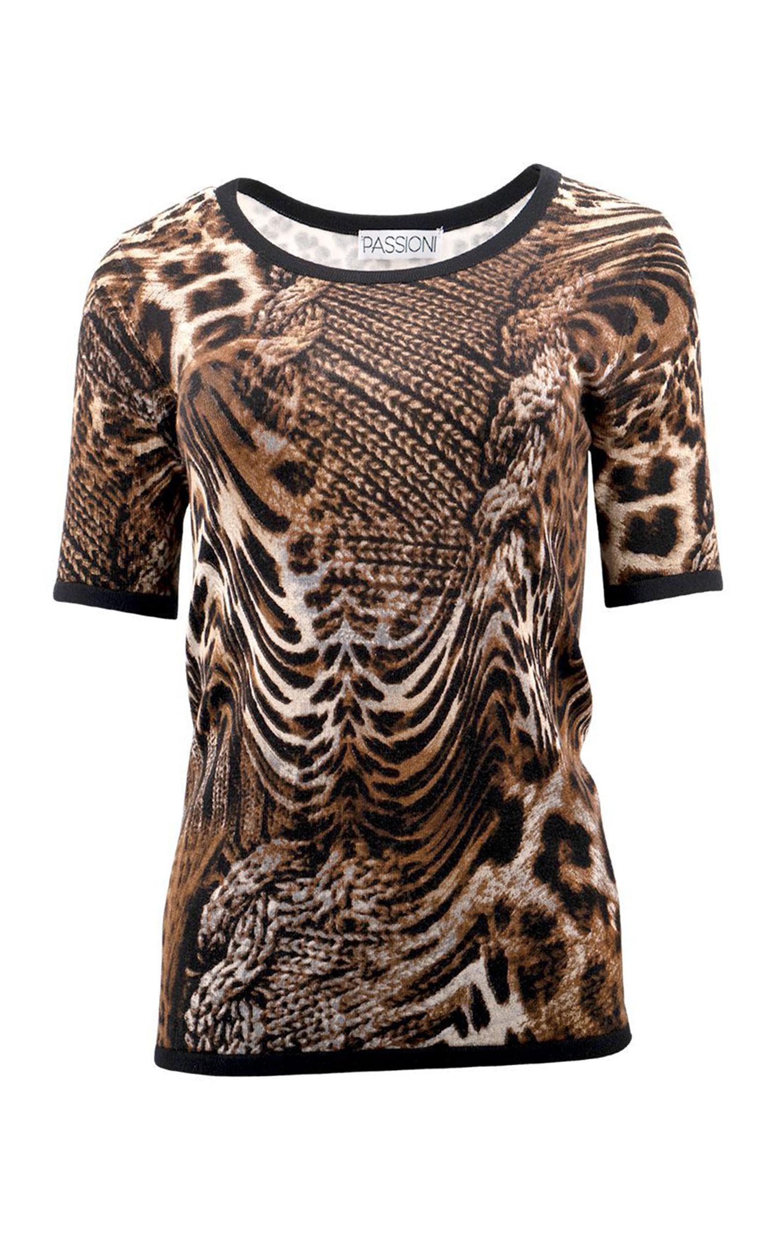 Twinset in Animal-Strick-Optik