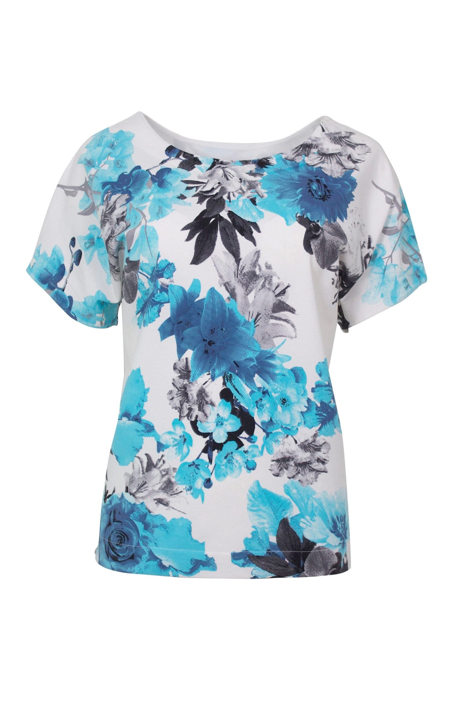 T-Shirt mit floralem Print